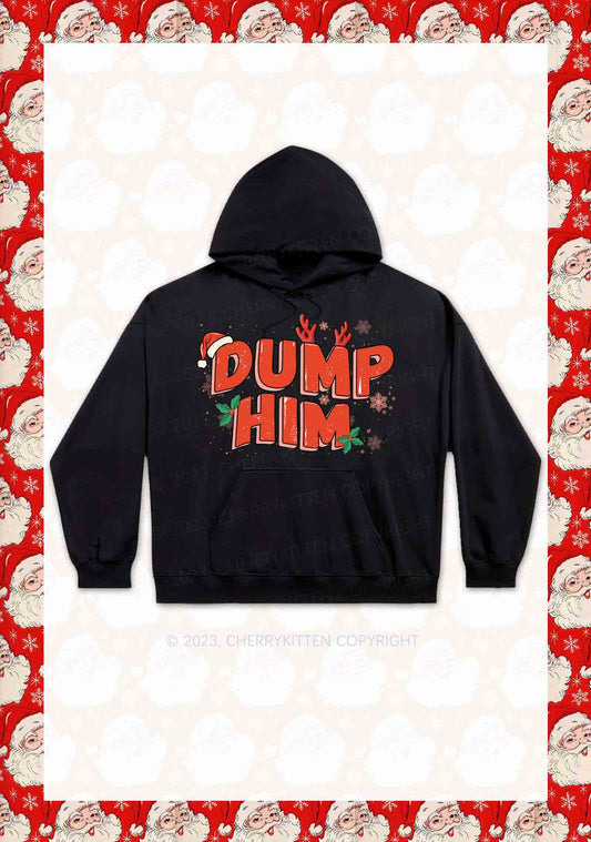 Dump Him Christmas Y2K Hoodie Cherrykitten