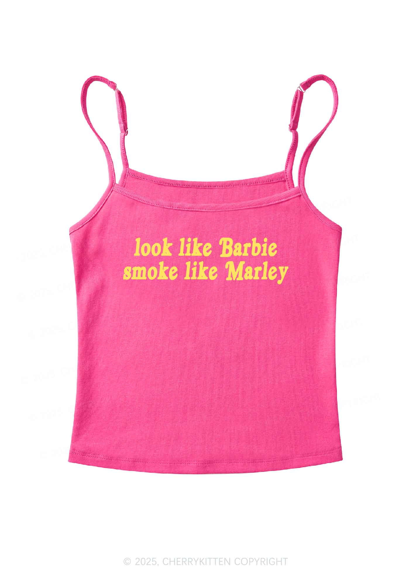Smoke Like Marley Y2K Spaghetti Strap Cami Cherrykitten