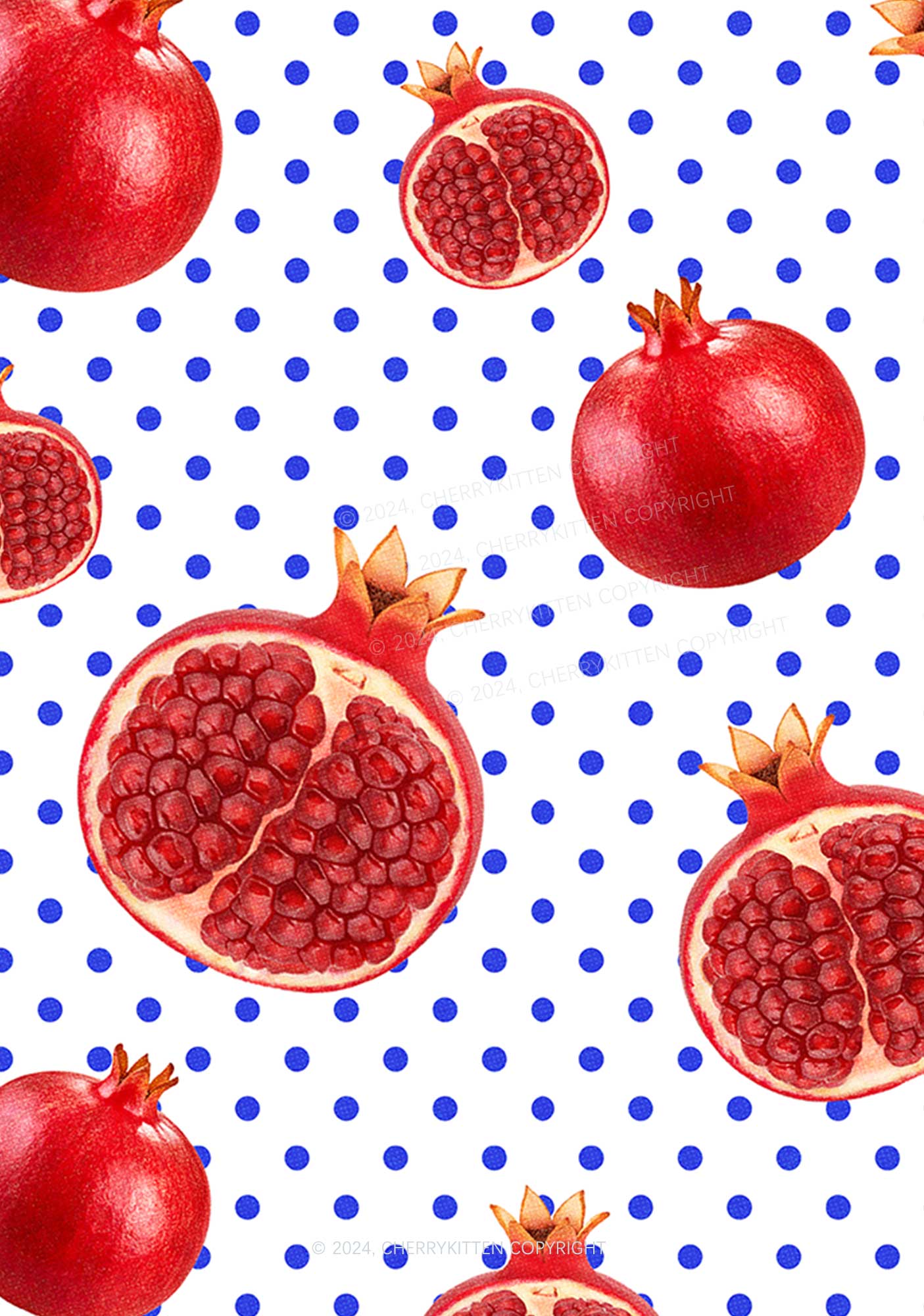 Red Pomegranate Y2K Phone Case Cherrykitten