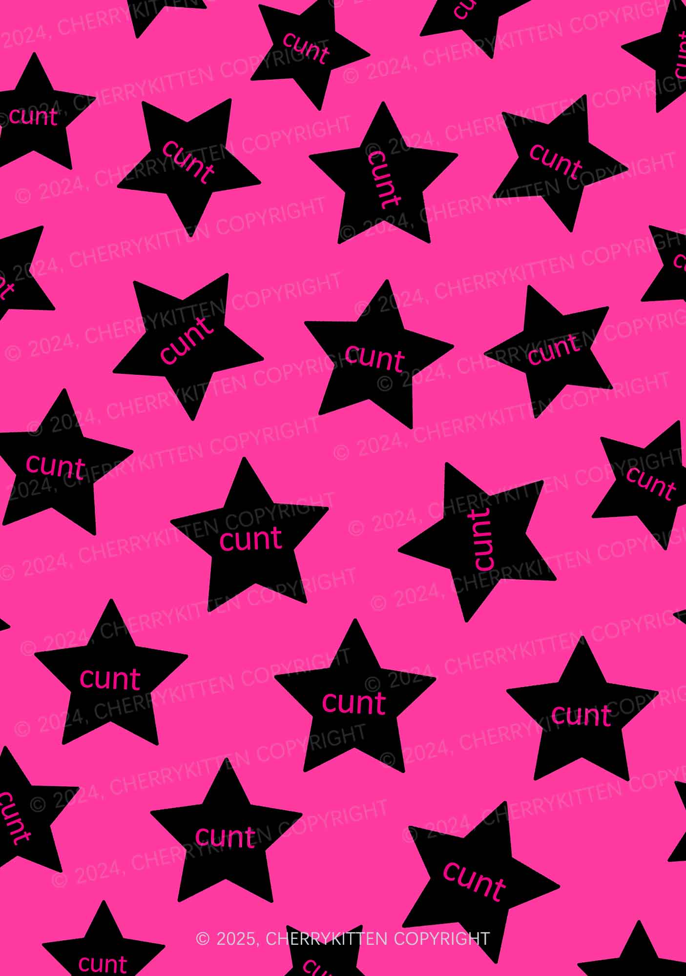 Cxxt Stars Y2K Print Cami Crop Top Cherrykitten