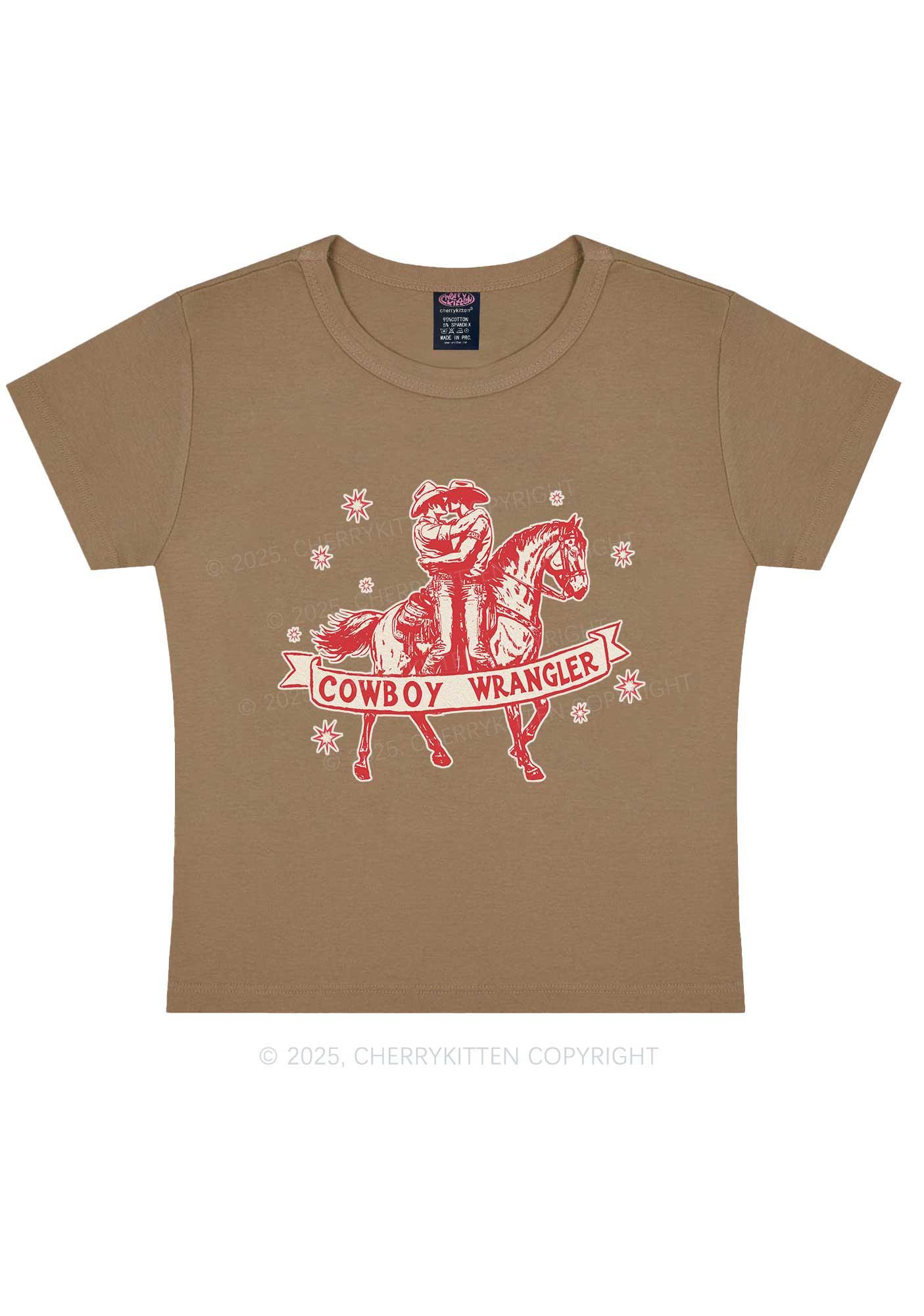 Cowboy Wrangler Pride Y2K Baby Tee Cherrykitten