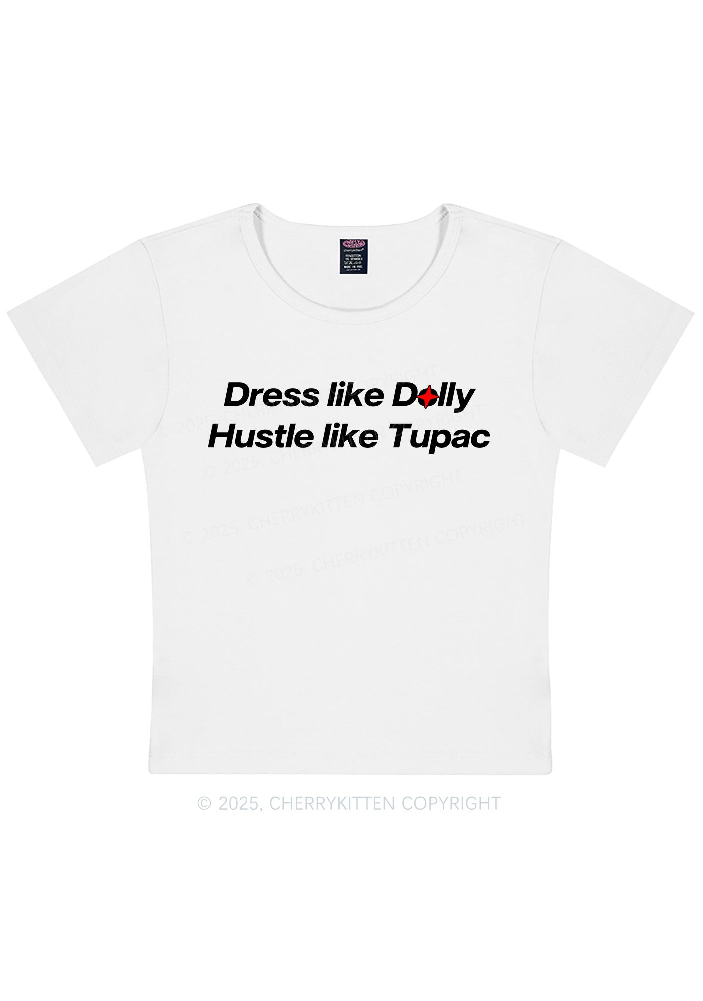 Dress Like Doll Y2K Baby Tee Cherrykitten
