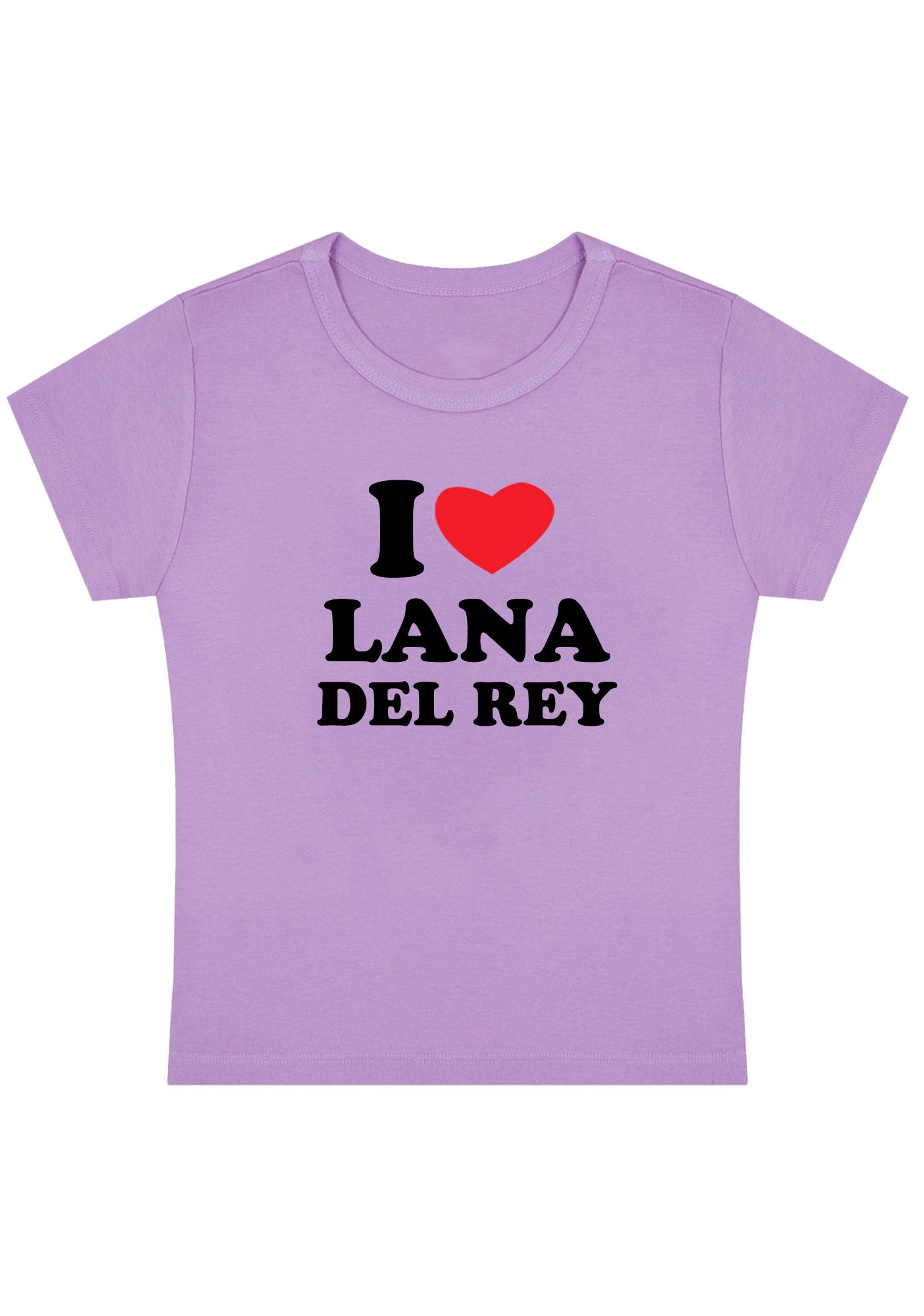 Curvy I Love Lanx Del Rey Baby Tee
