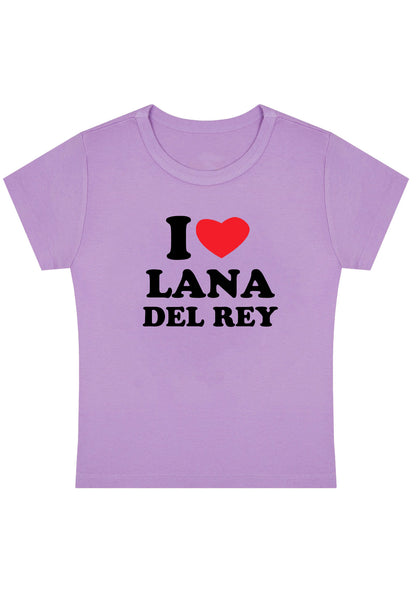 Curvy I Love Lanx Del Rey Baby Tee