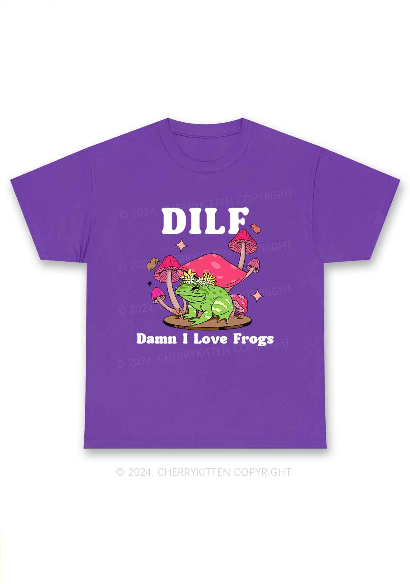 I Love Frogs Y2K Chunky Shirt Cherrykitten