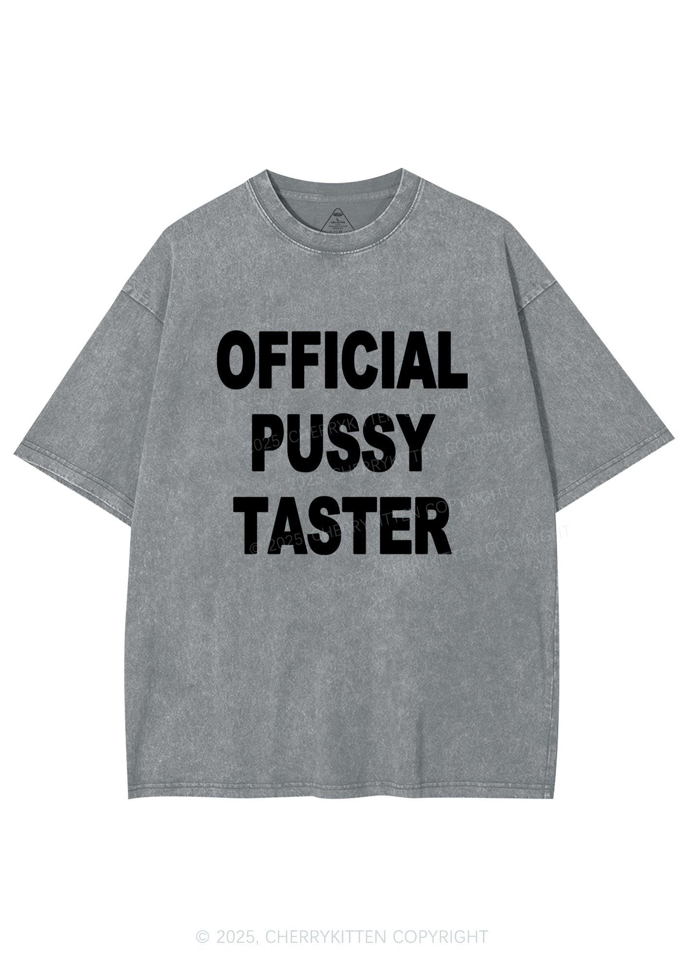 Official Puxxy Taster Y2K Shirts Washed Tee Cherrykitten