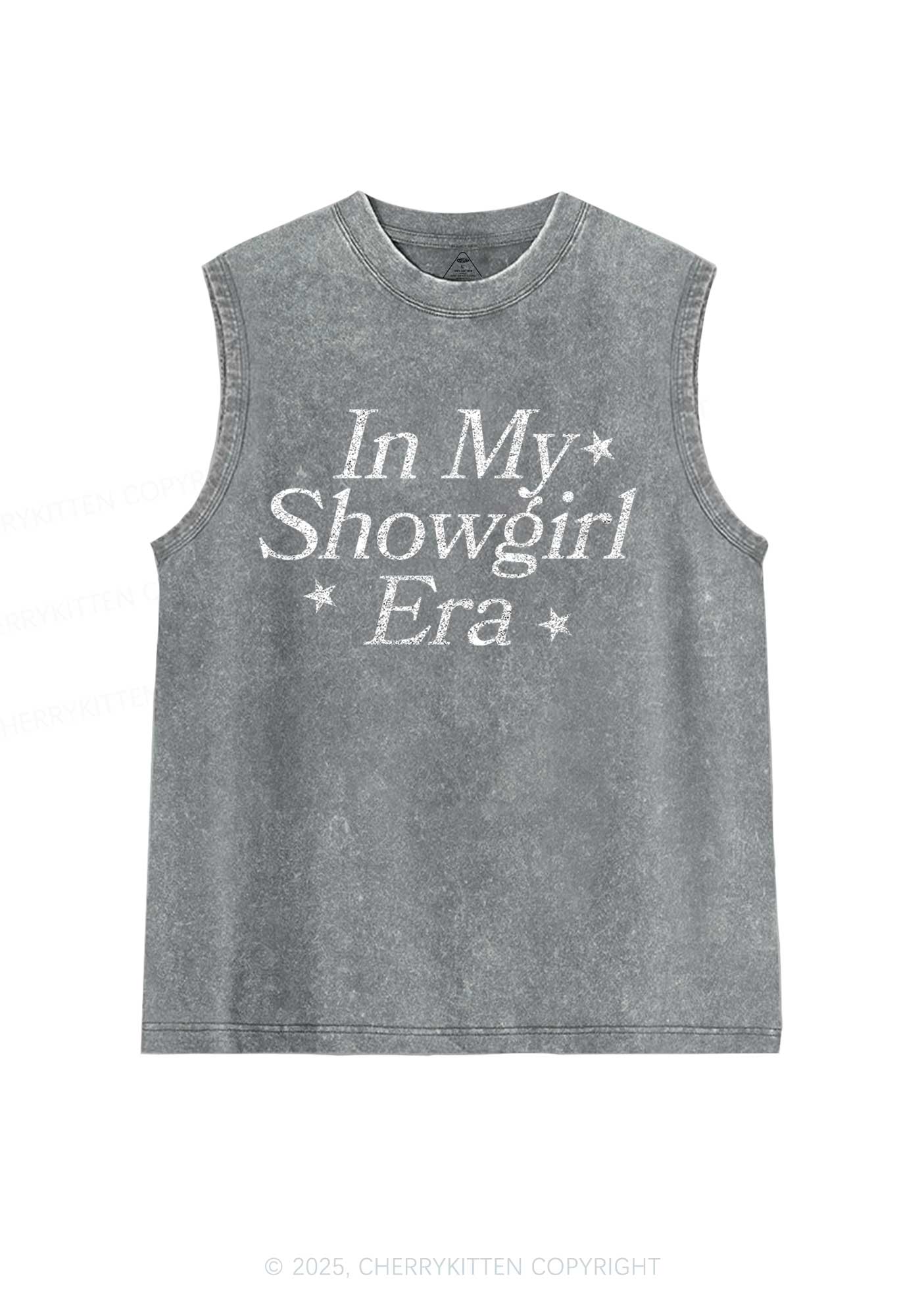 Glitter In My Era TS Y2K Washed Muscle Tank Cherrykitten
