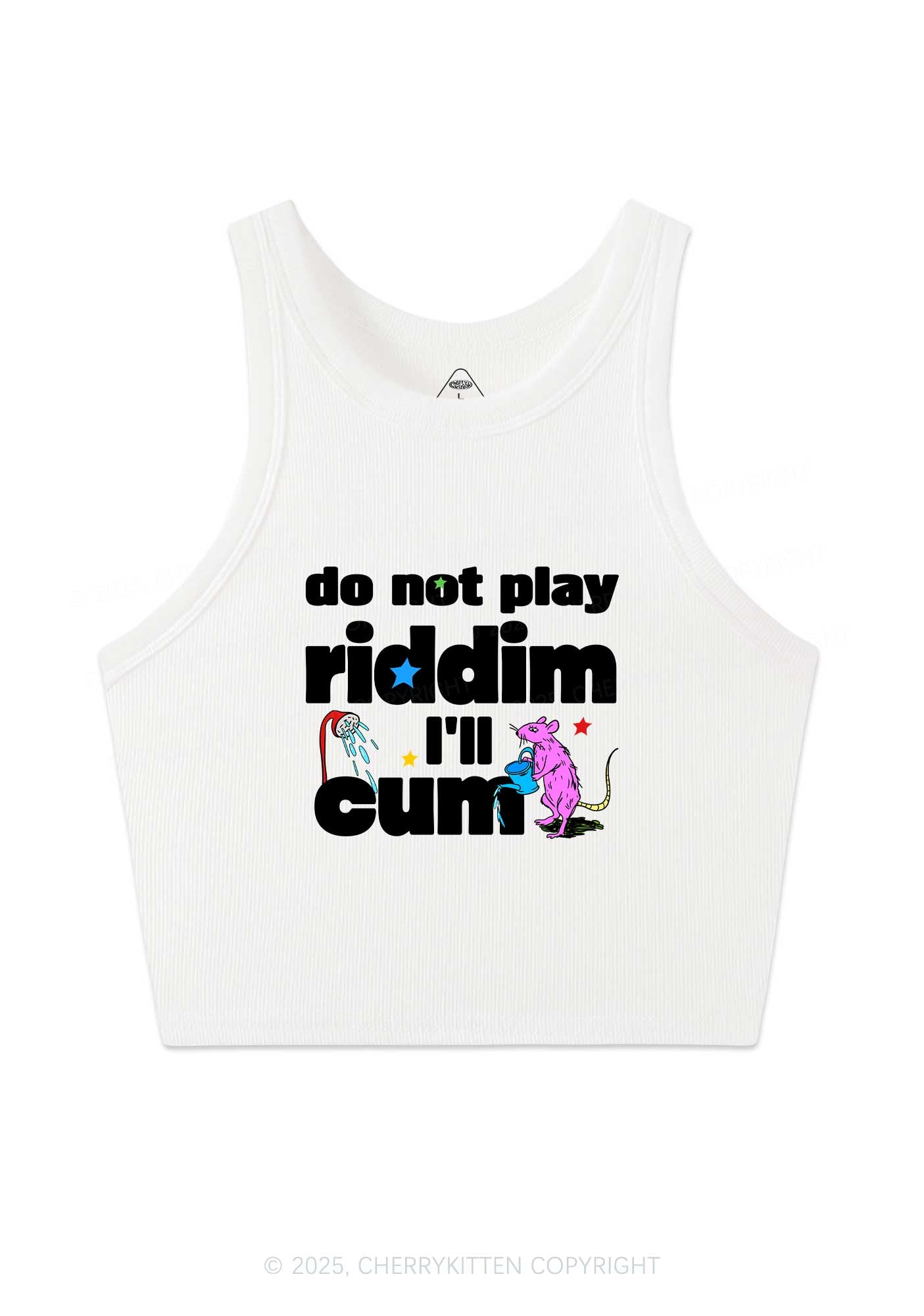Do Not Play Riddim Y2K Crop Tank Top Cherrykitten
