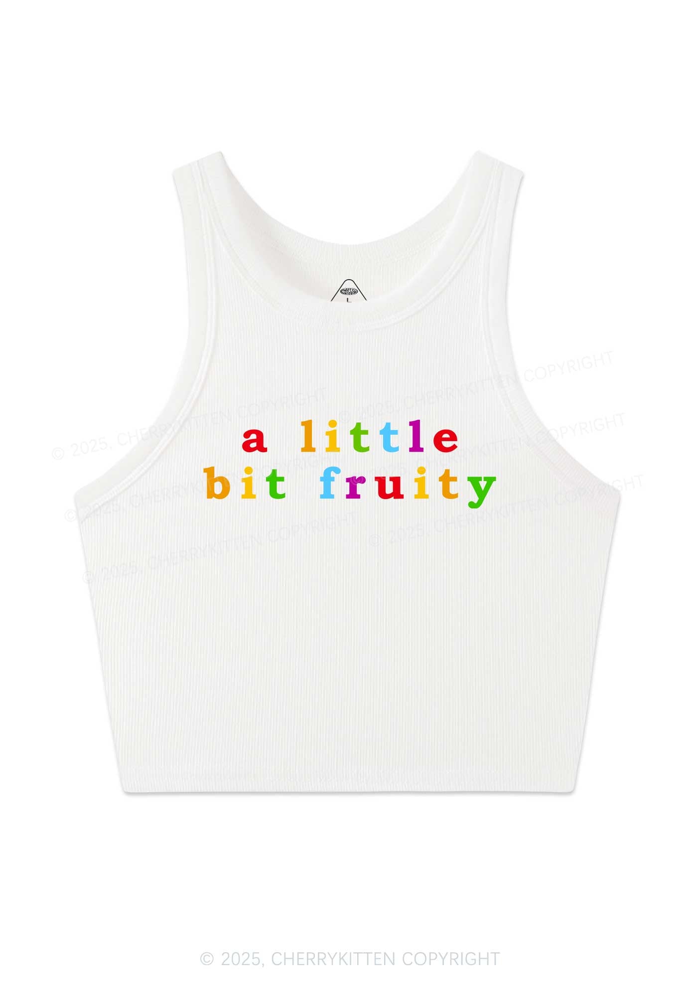 A Little Bit Fruity Y2K Crop Tank Top Cherrykitten