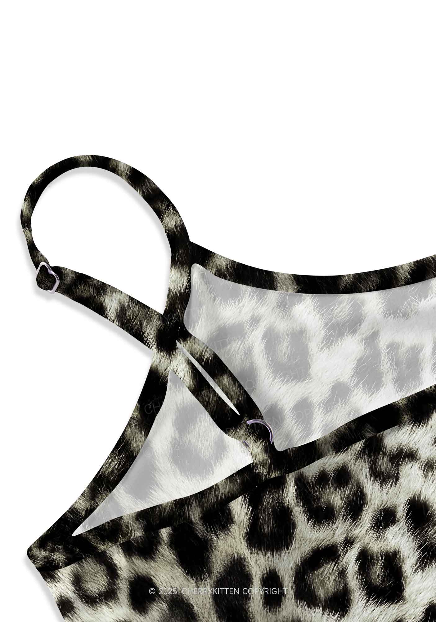 Wild Leopard Y2K Print Cami Crop Top Cherrykitten