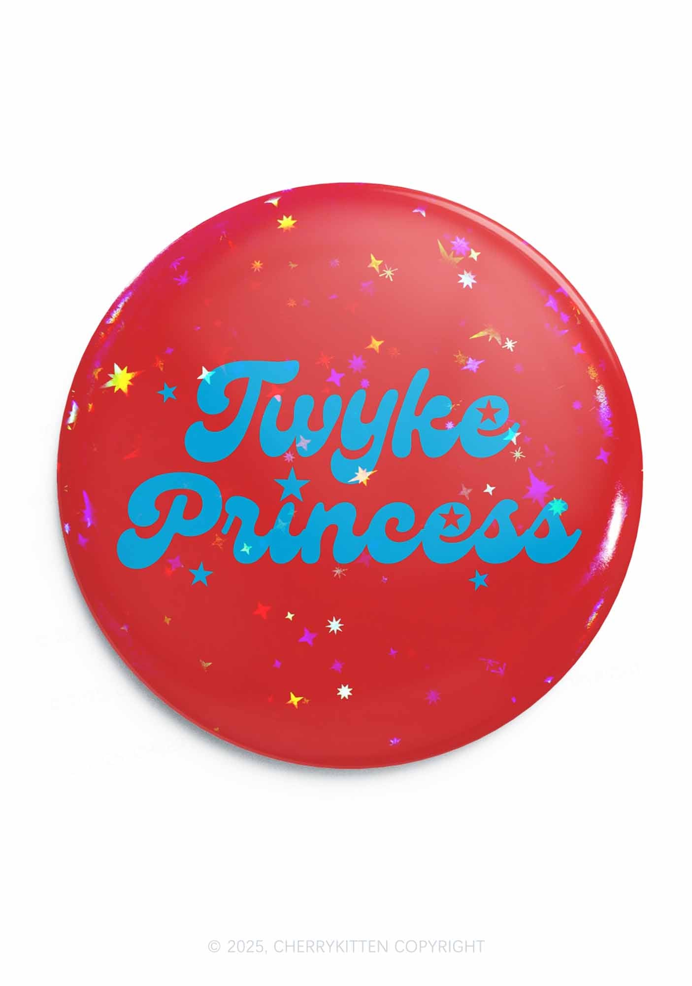 Twyke Princess Pride 1Pc Y2K Pin Badge Cherrykitten
