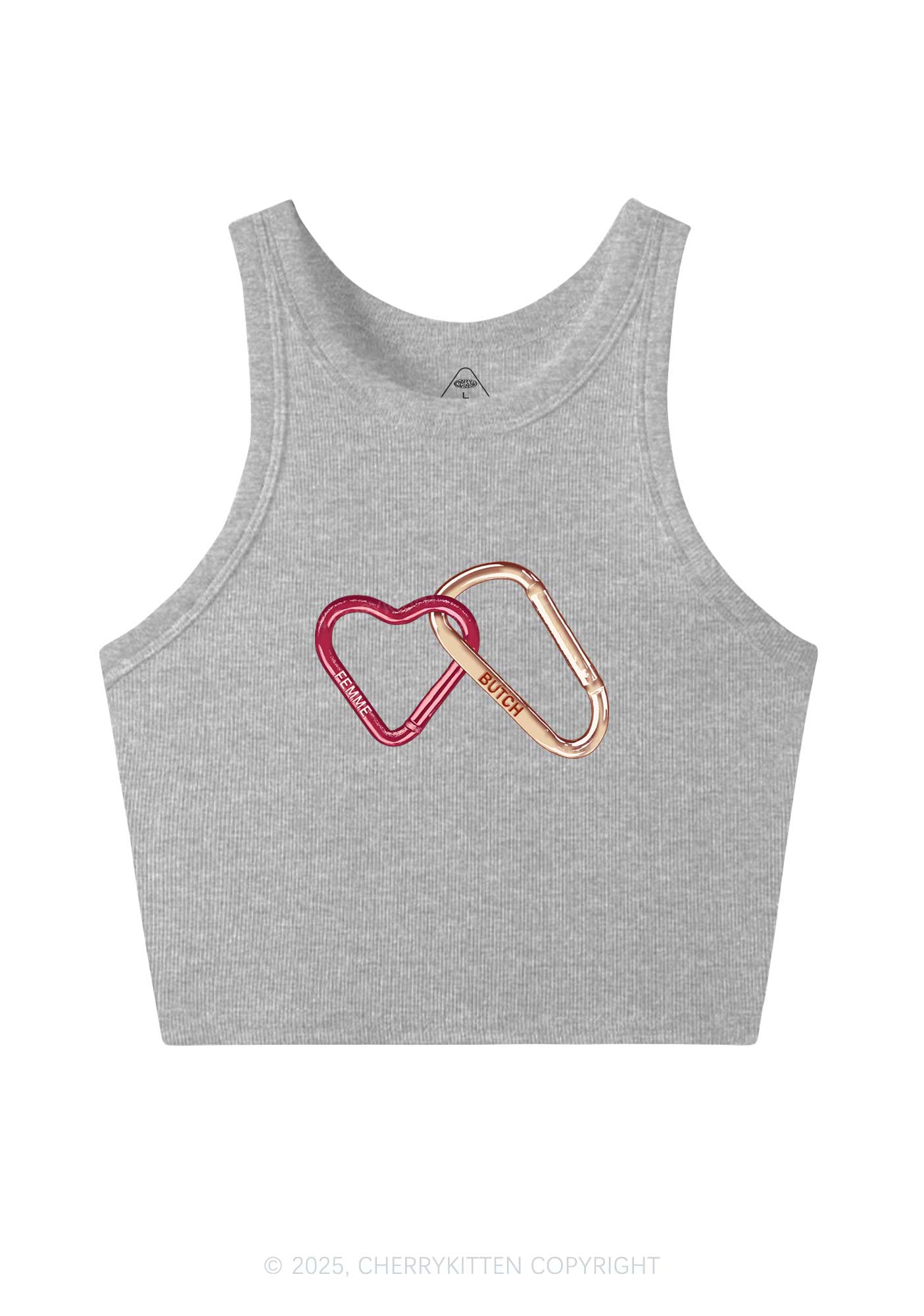 Femme Butch Y2K Crop Tank Top Cherrykitten