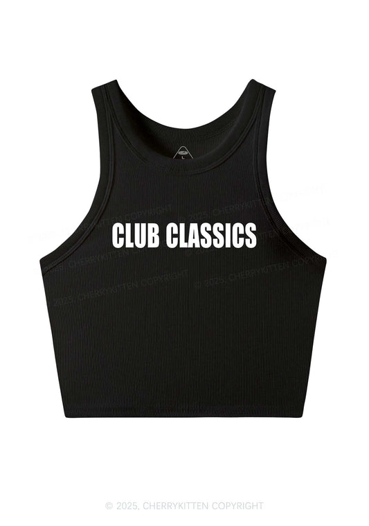 Club Classics Y2K Crop Tank Top Cherrykitten
