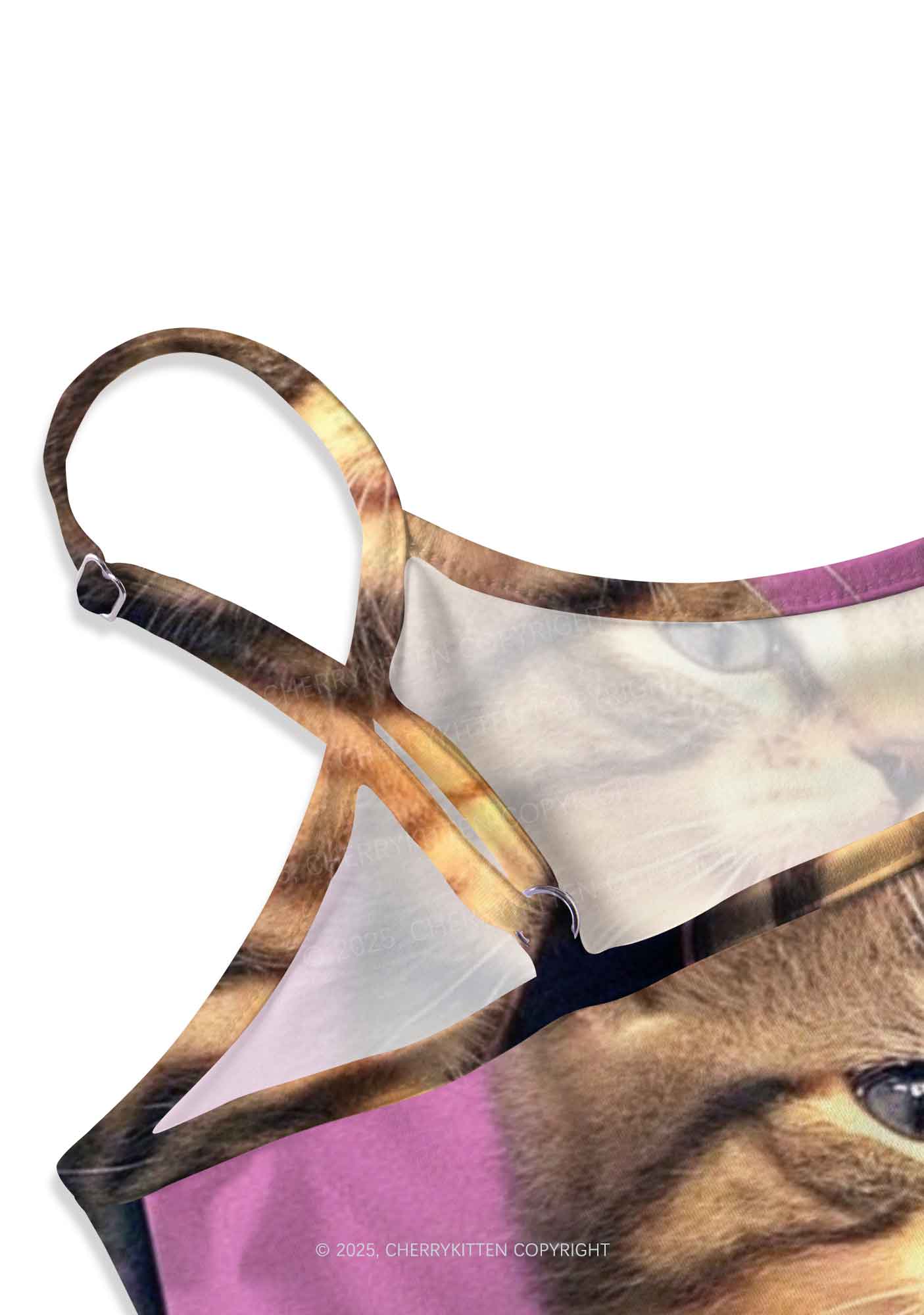 Rock Kitten Y2K Print Cami Crop Top Cherrykitten