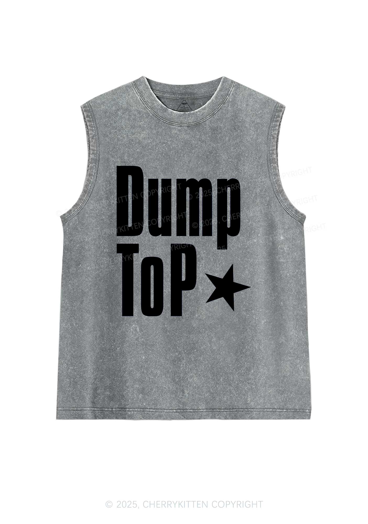 Dump Top Pride Y2K Washed Muscle Tank Cherrykitten