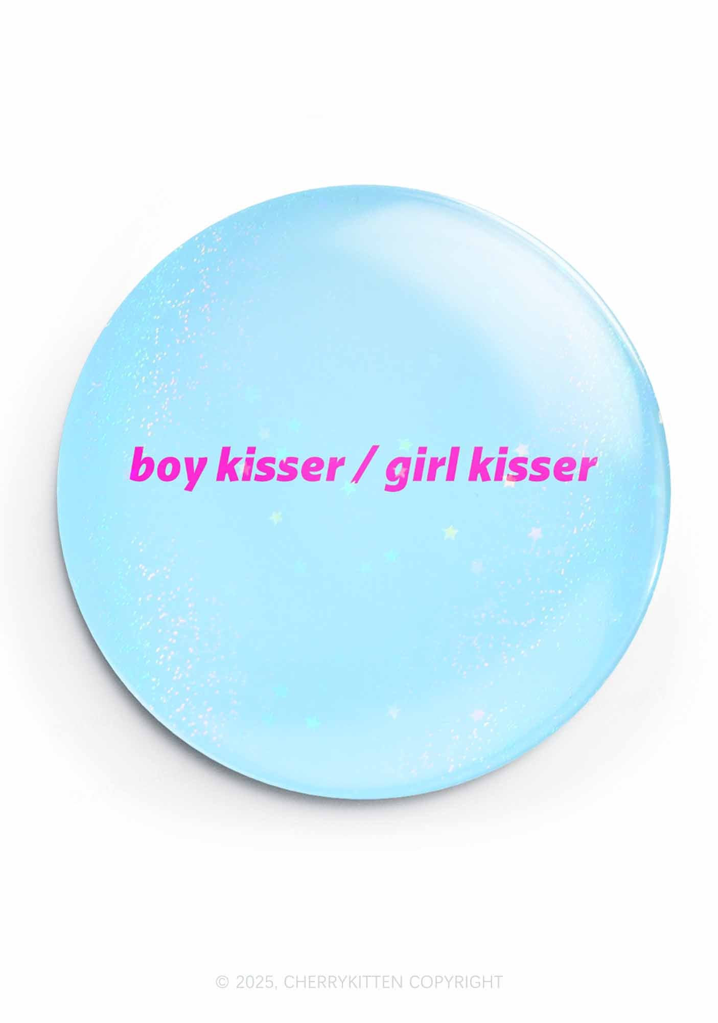 Boy Kisser Girl Kisser Pride 1Pc Y2K Pin Badge Cherrykitten