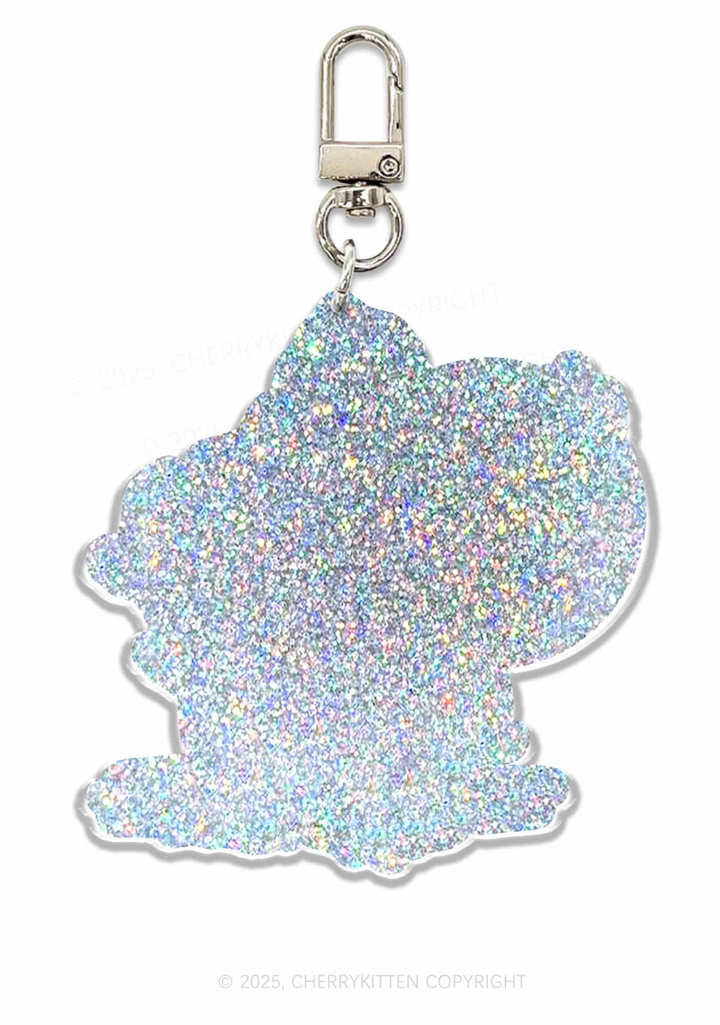 Halloween Spooky Vibes 1Pc Y2K Glitter Keychain Cherrykitten