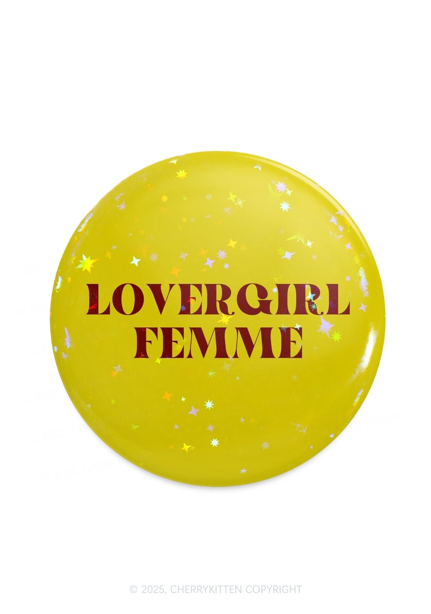 Lovergirl Femme Pride 1Pc Y2K Pin Badge Cherrykitten