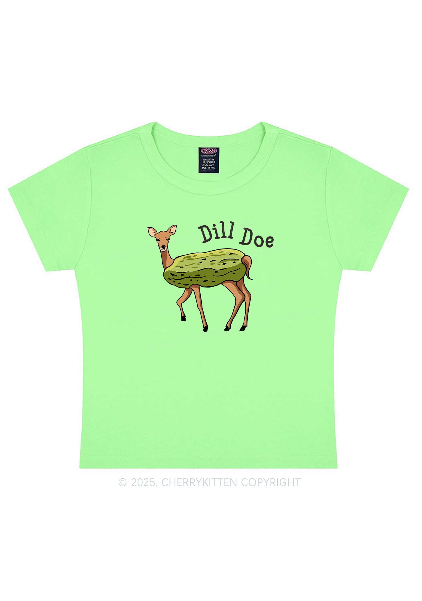 Dill Doe Y2K Baby Tee Cherrykitten