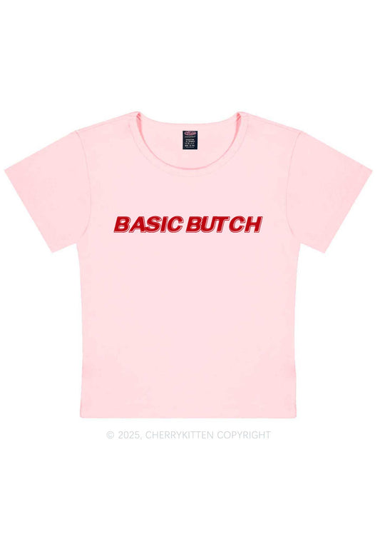 Basic Butch Y2K Baby Tee Cherrykitten