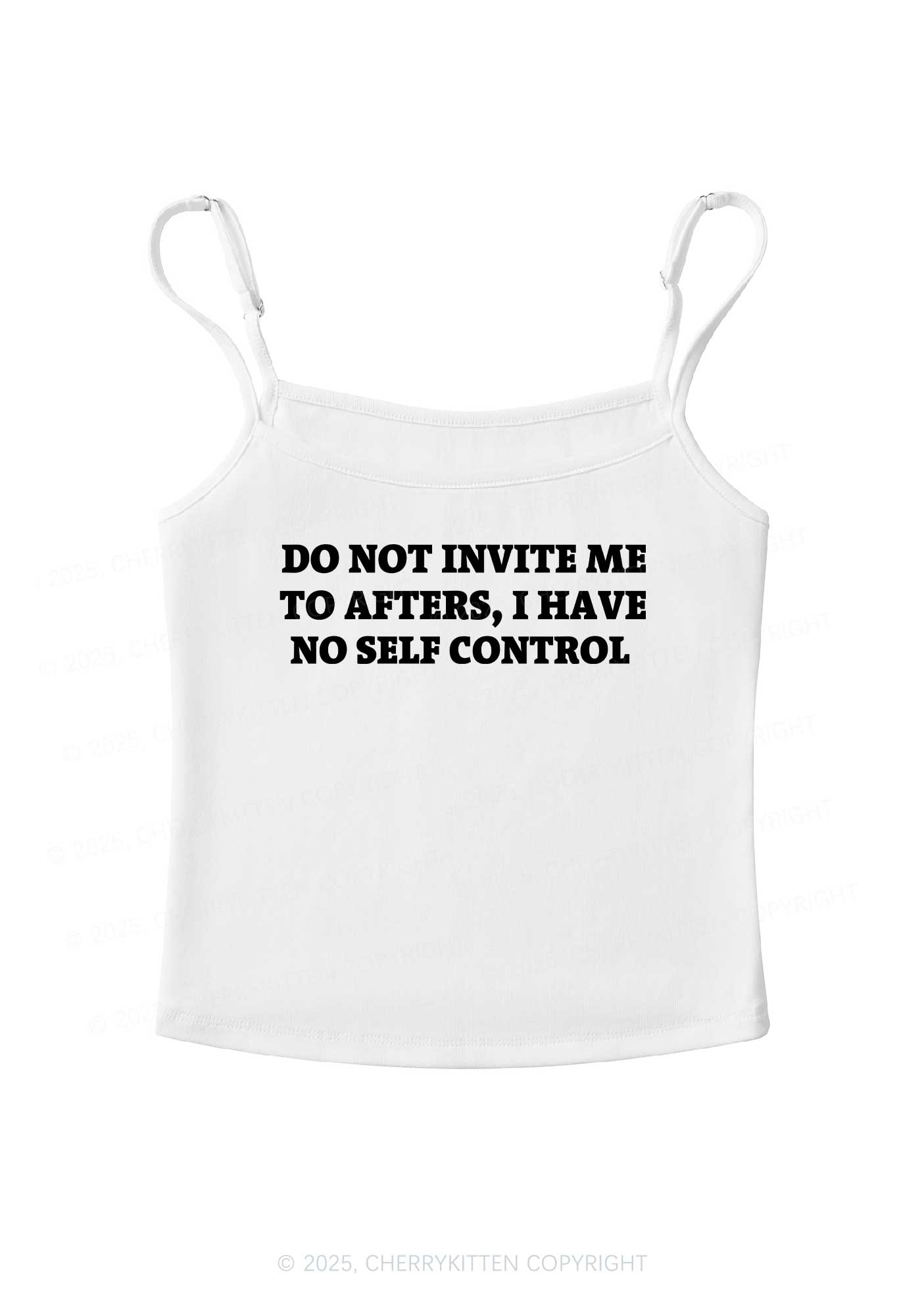 No Self Control Y2K Spaghetti Strap Cami Cherrykitten