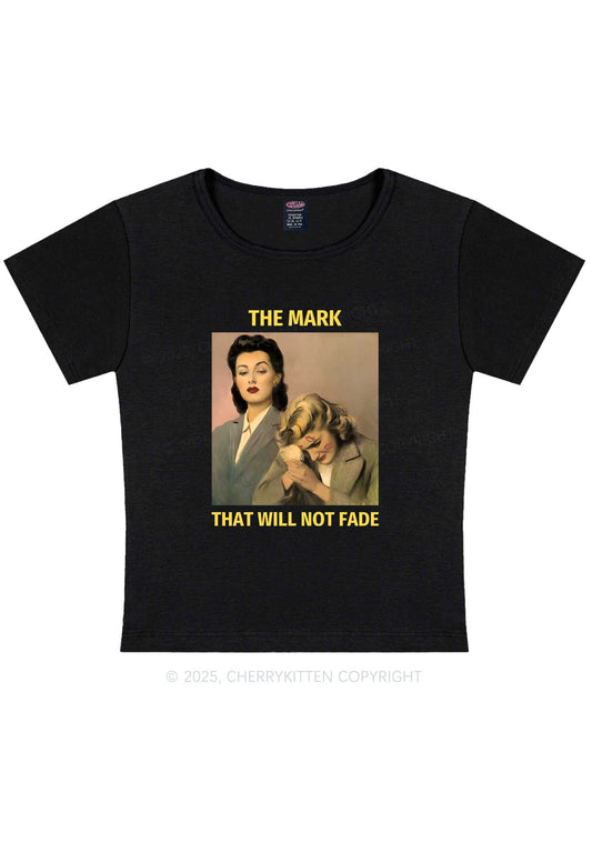 Mark Will Not Fade Pride Y2K Baby Tee Cherrykitten