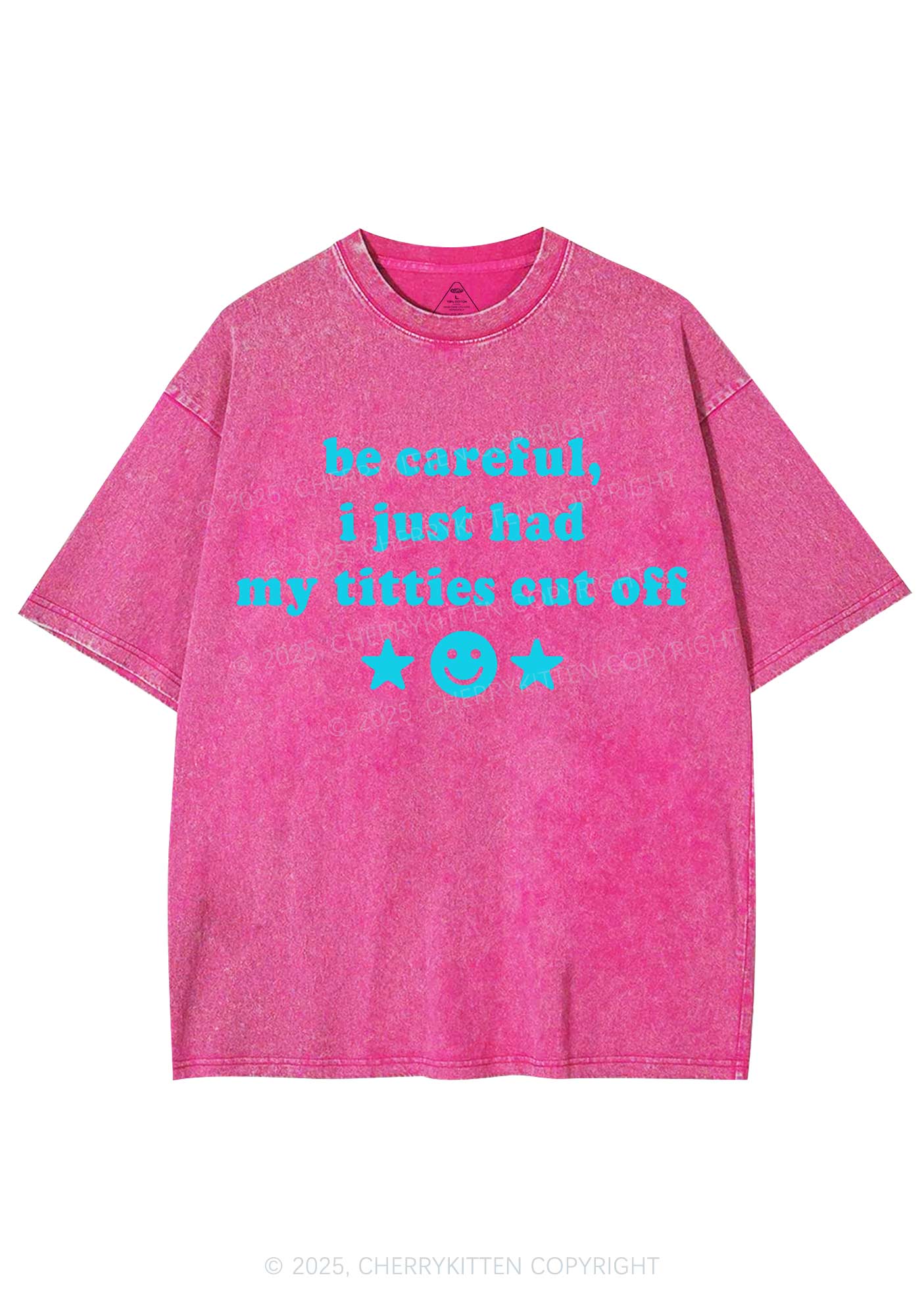 Just Had Txtties Cut Off Pride Y2K Shirts Washed Tee Cherrykitten
