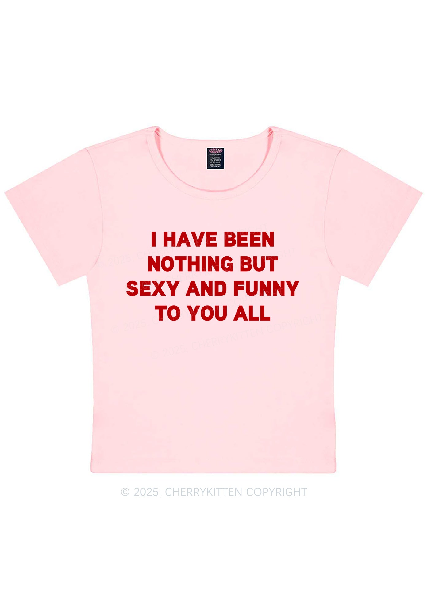 I Have Been Funny Y2K Baby Tee Cherrykitten