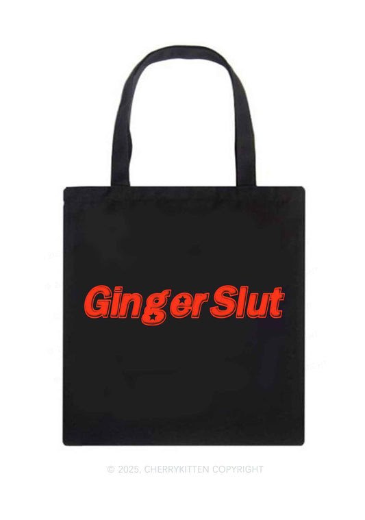 Ginger Slxt Y2K Canvas Tote Bag Cherrykitten