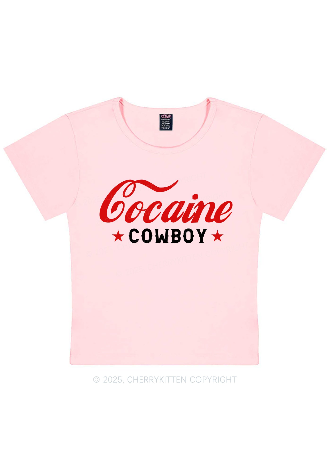 Cola Cowboy Y2K Baby Tee Cherrykitten