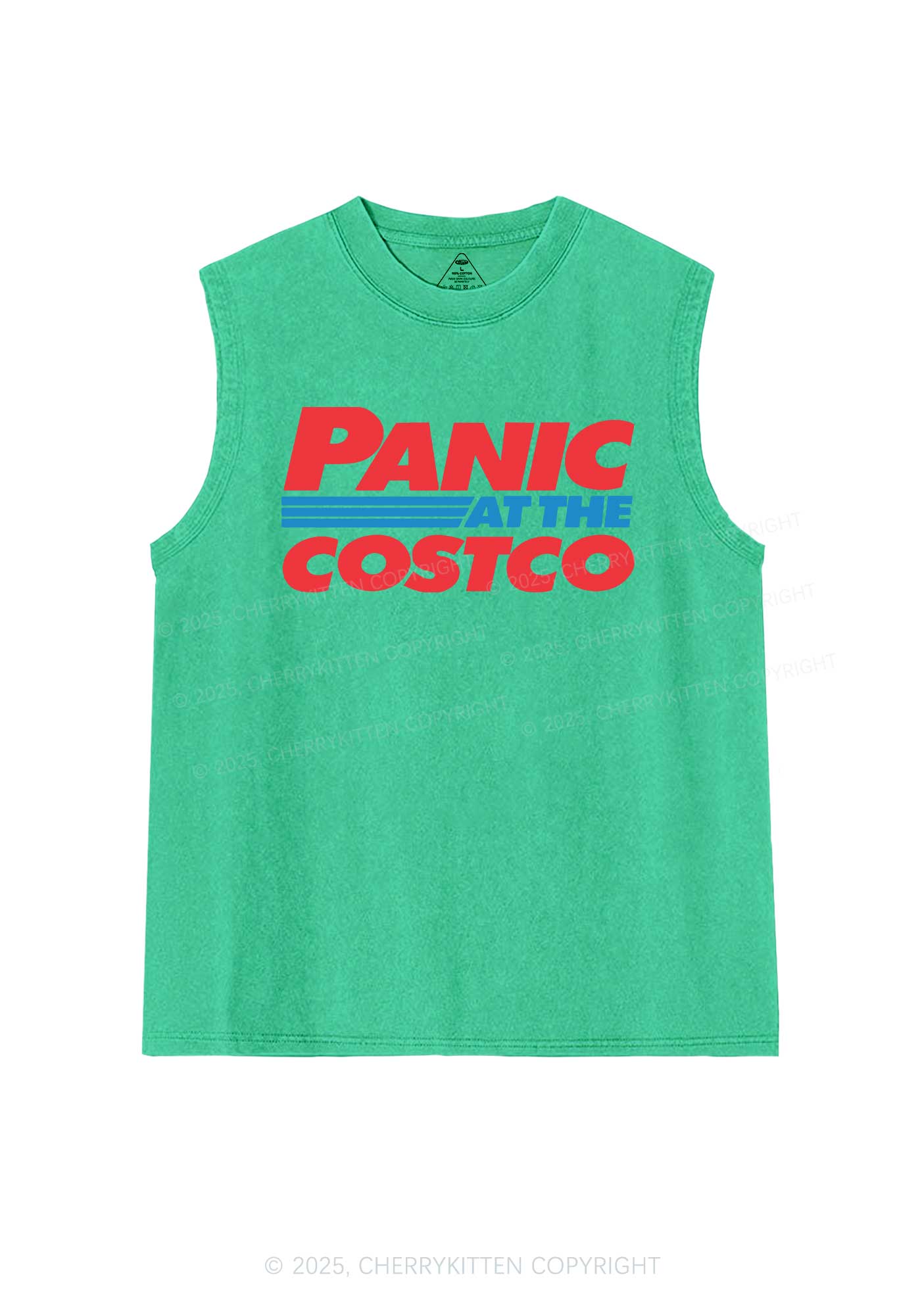 Panic Costco Y2K Washed Muscle Tank Cherrykitten