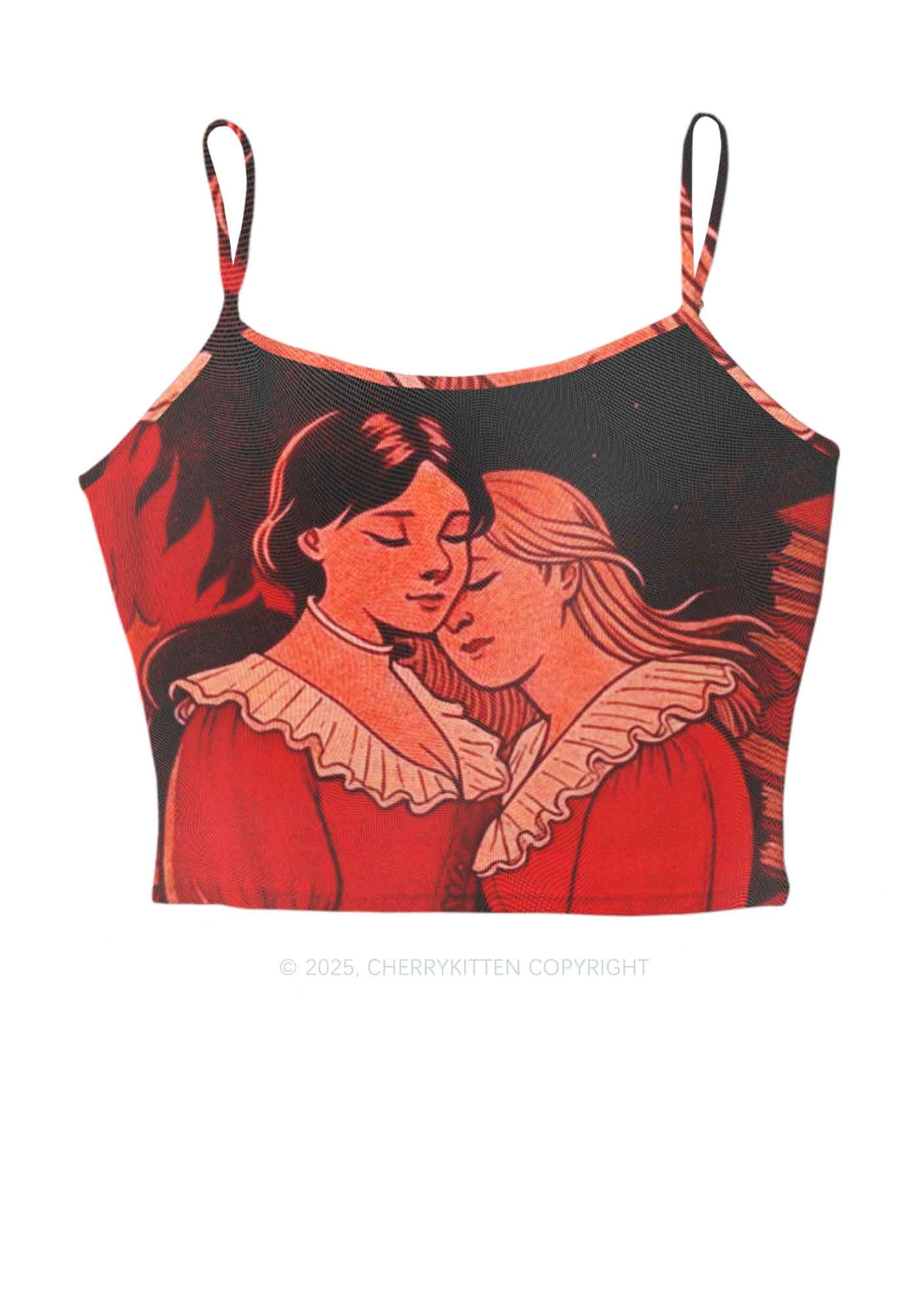Lover Girls Pride Y2K Mesh Cami Tank Cherrykitten