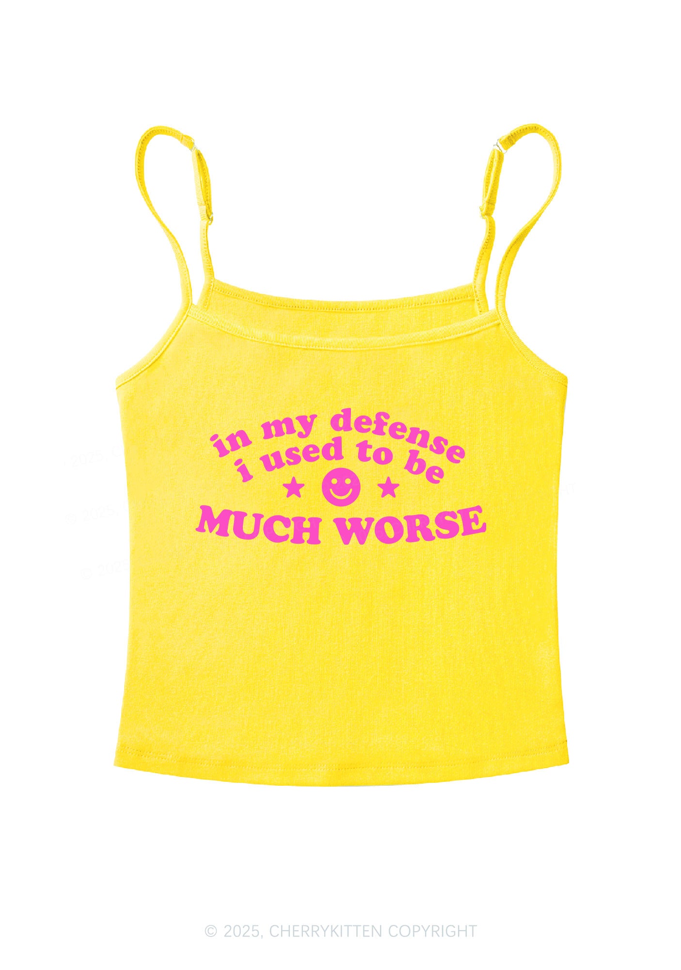 Much Worse Y2K Spaghetti Strap Cami Cherrykitten