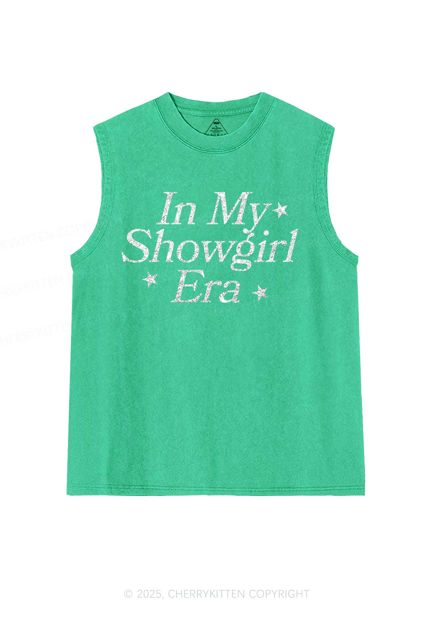 Glitter In My Era TS Y2K Washed Muscle Tank Cherrykitten