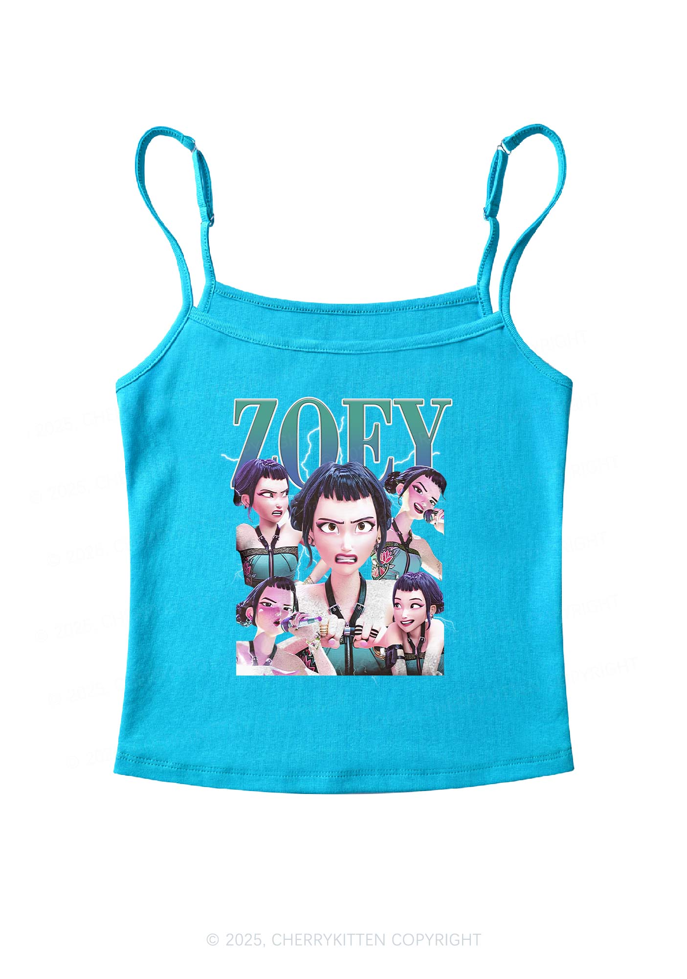 Kpop Girl Y2K Spaghetti Strap Cami Cherrykitten