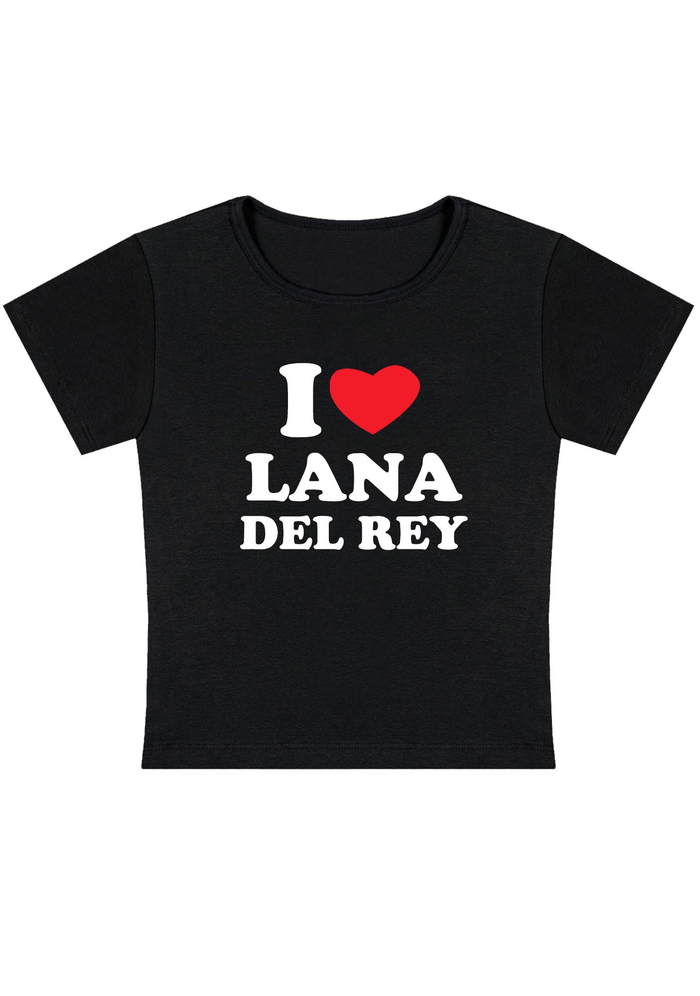 I Love Lanx Del Rey Y2K Baby Tee