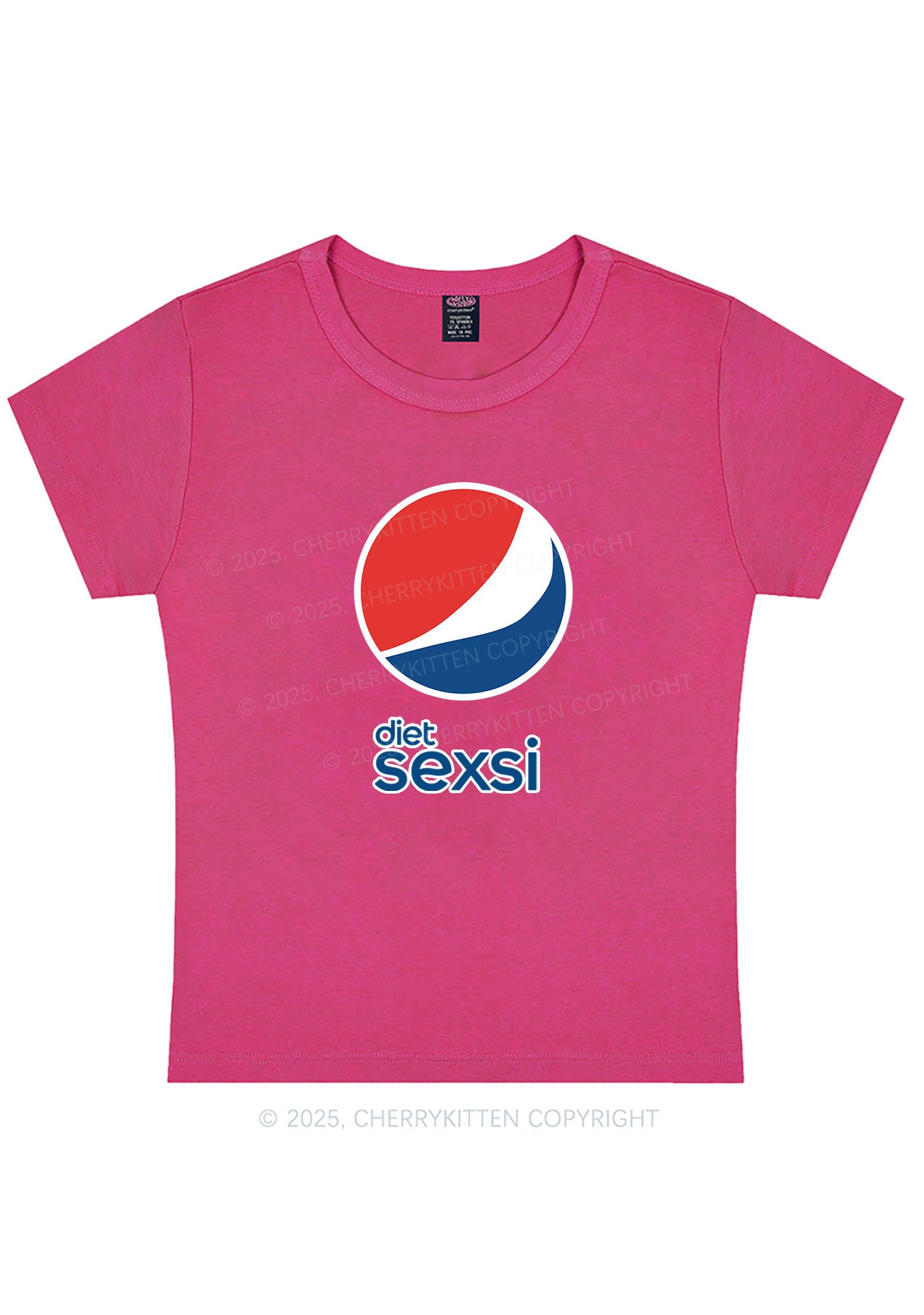 Diet Sexsi Y2K Baby Tee Cherrykitten