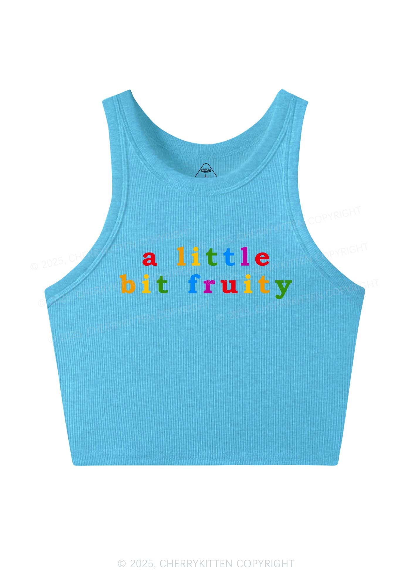 A Little Bit Fruity Y2K Crop Tank Top Cherrykitten