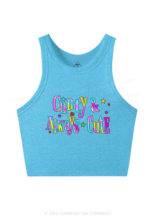 Cxxty Always Cute Y2K Crop Tank Top Cherrykitten