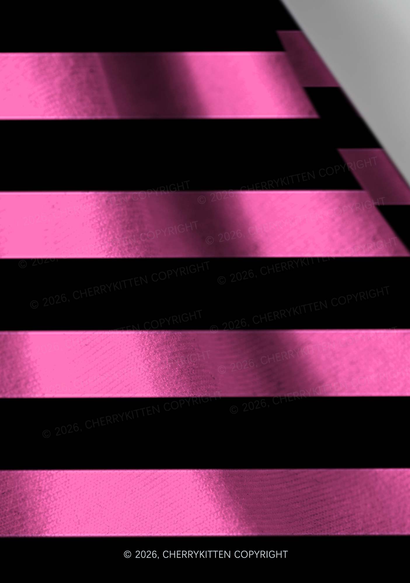 Pink And Black Stripes Y2K Print Headband Cherrykitten