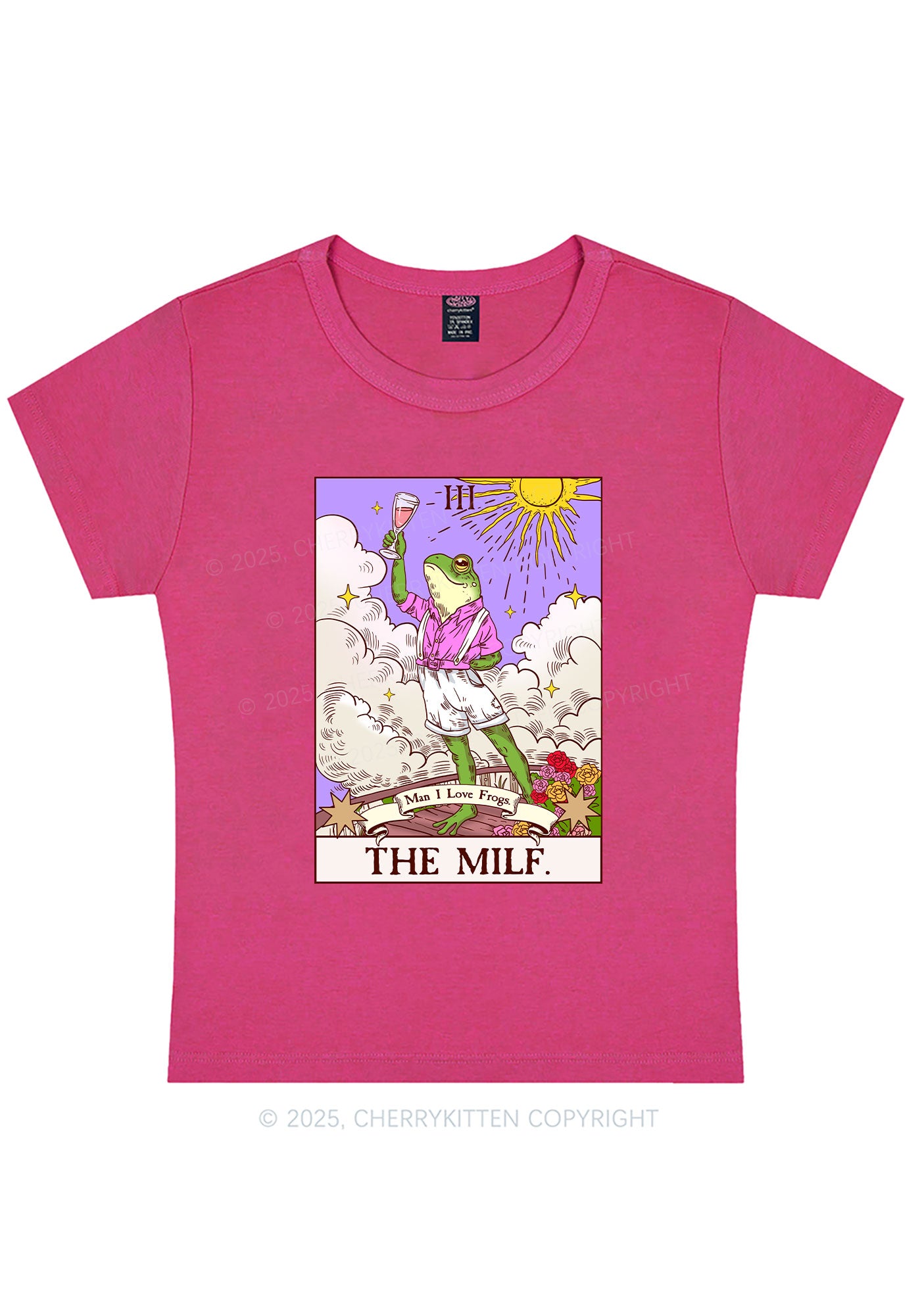 The Mxxf Frog Y2K Baby Tee Cherrykitten