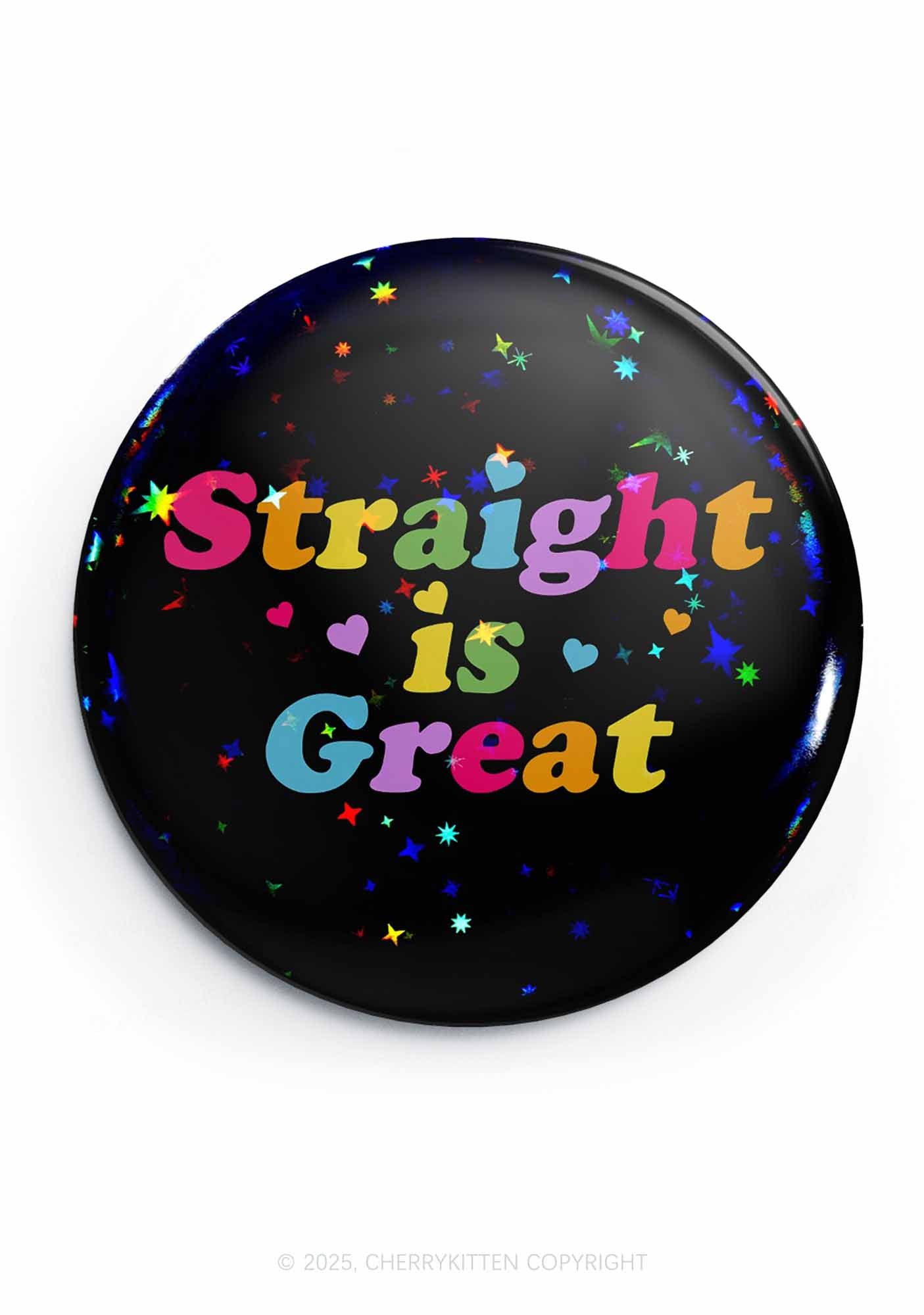 Straight Is Great Pride 1Pc Y2K Pin Badge Cherrykitten