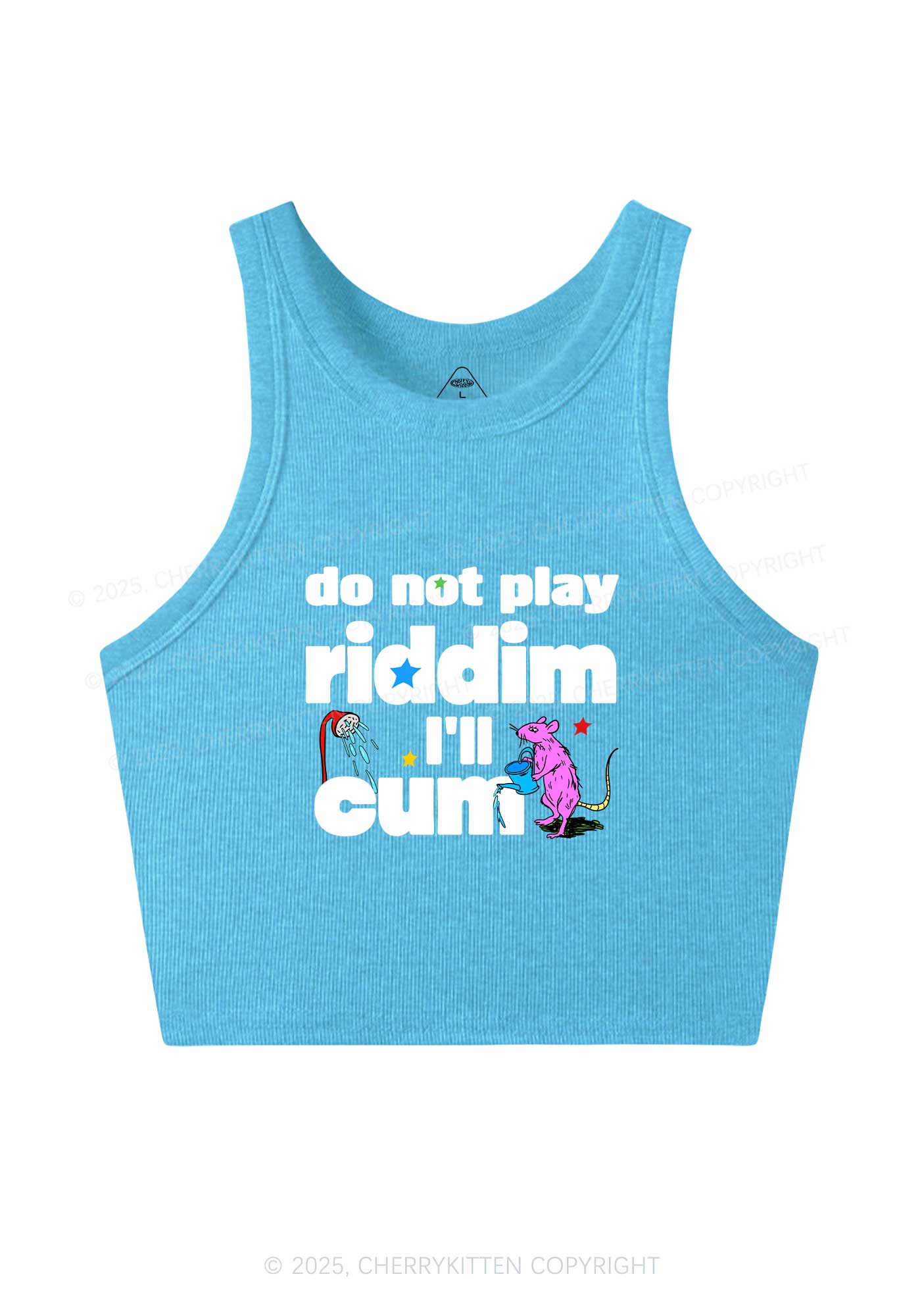 Do Not Play Riddim Y2K Crop Tank Top Cherrykitten
