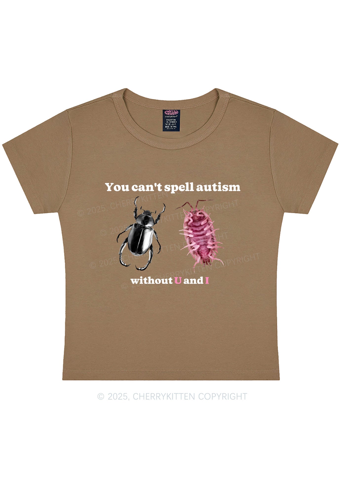 Autism Insect Y2K Baby Tee Cherrykitten