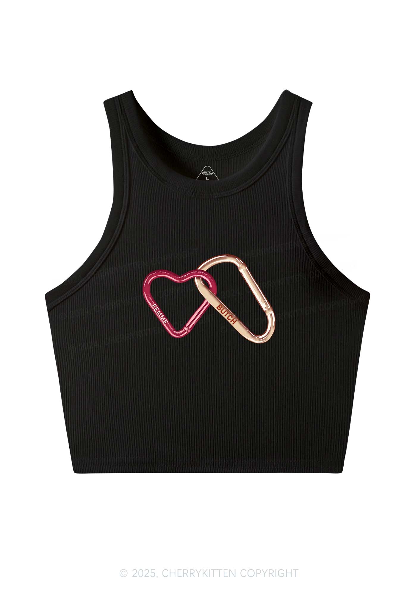Femme Butch Y2K Crop Tank Top Cherrykitten