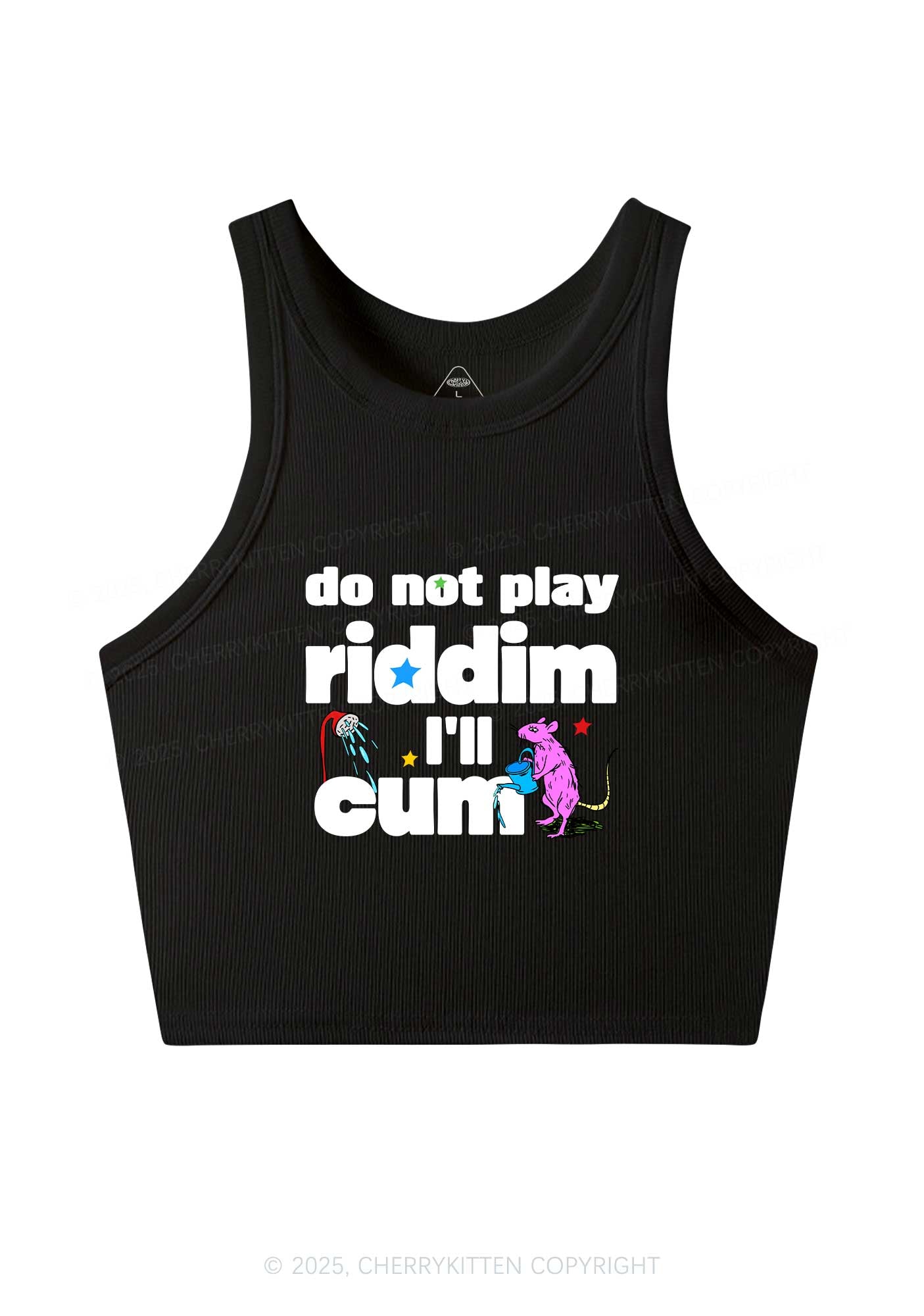 Do Not Play Riddim Y2K Crop Tank Top Cherrykitten