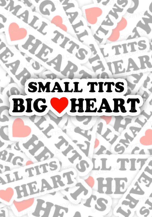 Small But Big Heart 1Pc Y2K Sticker Cherrykitten
