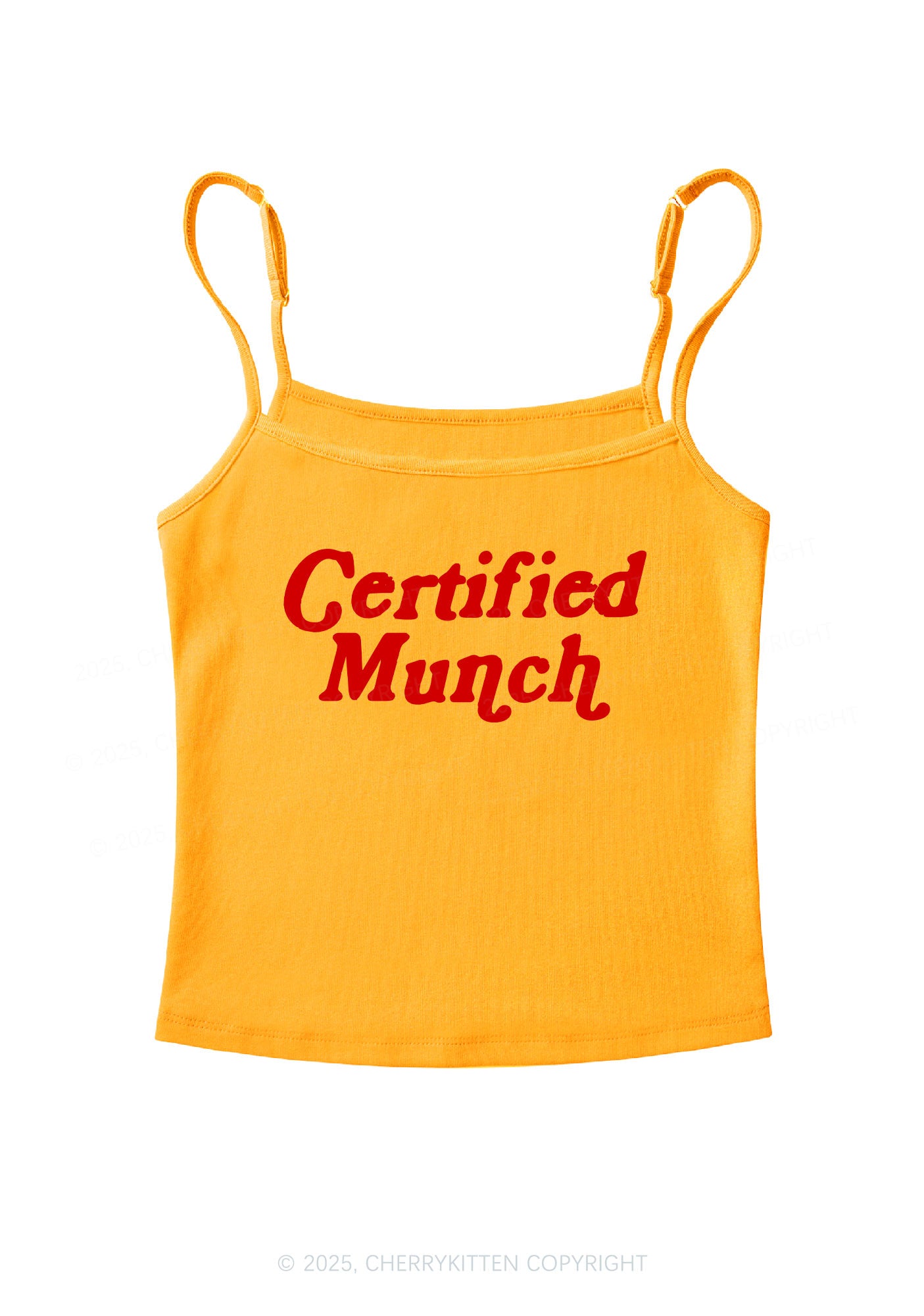 Certified Munch Y2K Spaghetti Strap Cami Cherrykitten
