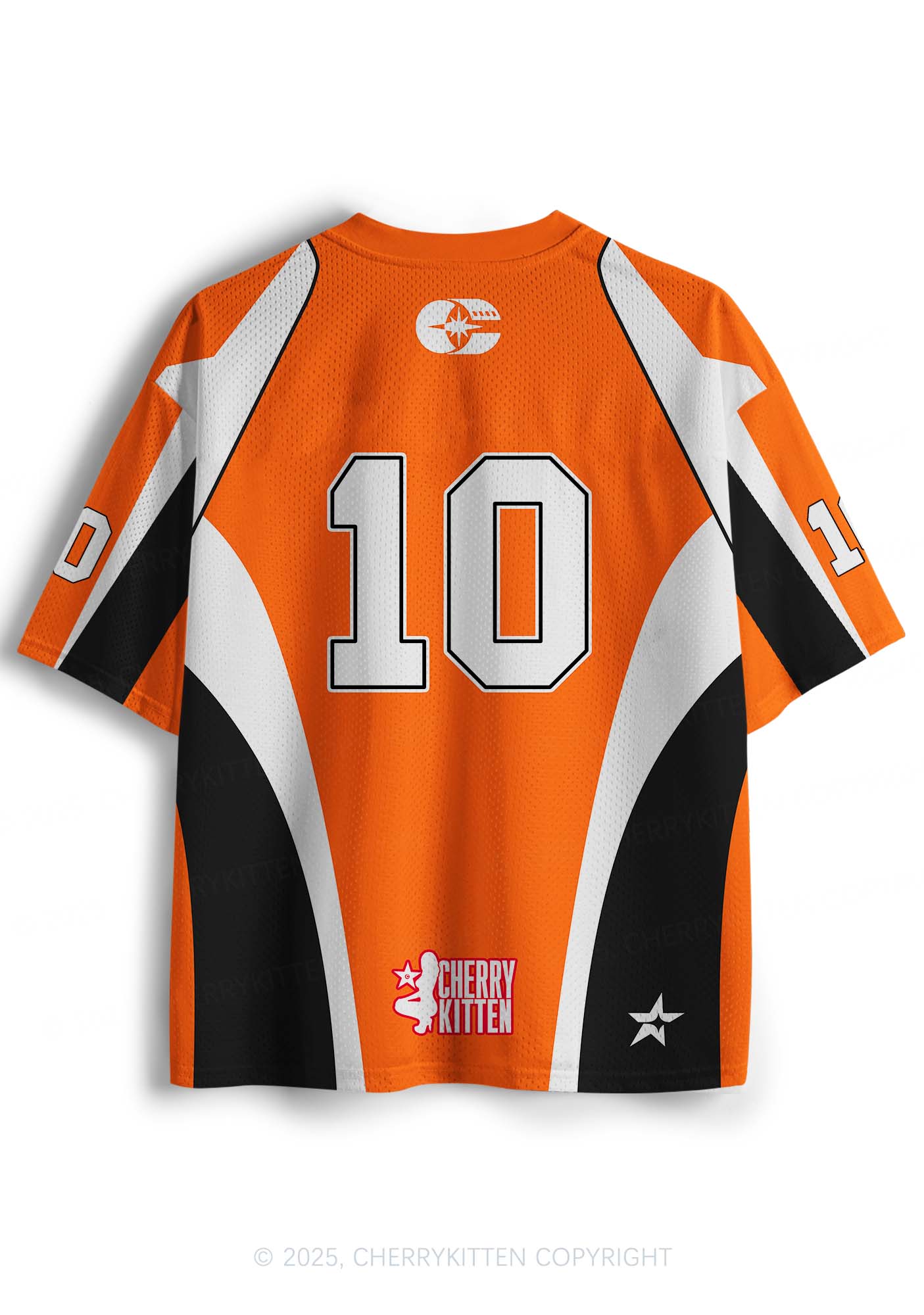 Custom Orange Choke Me Y2K Sport Jersey Shirts Cherrykitten