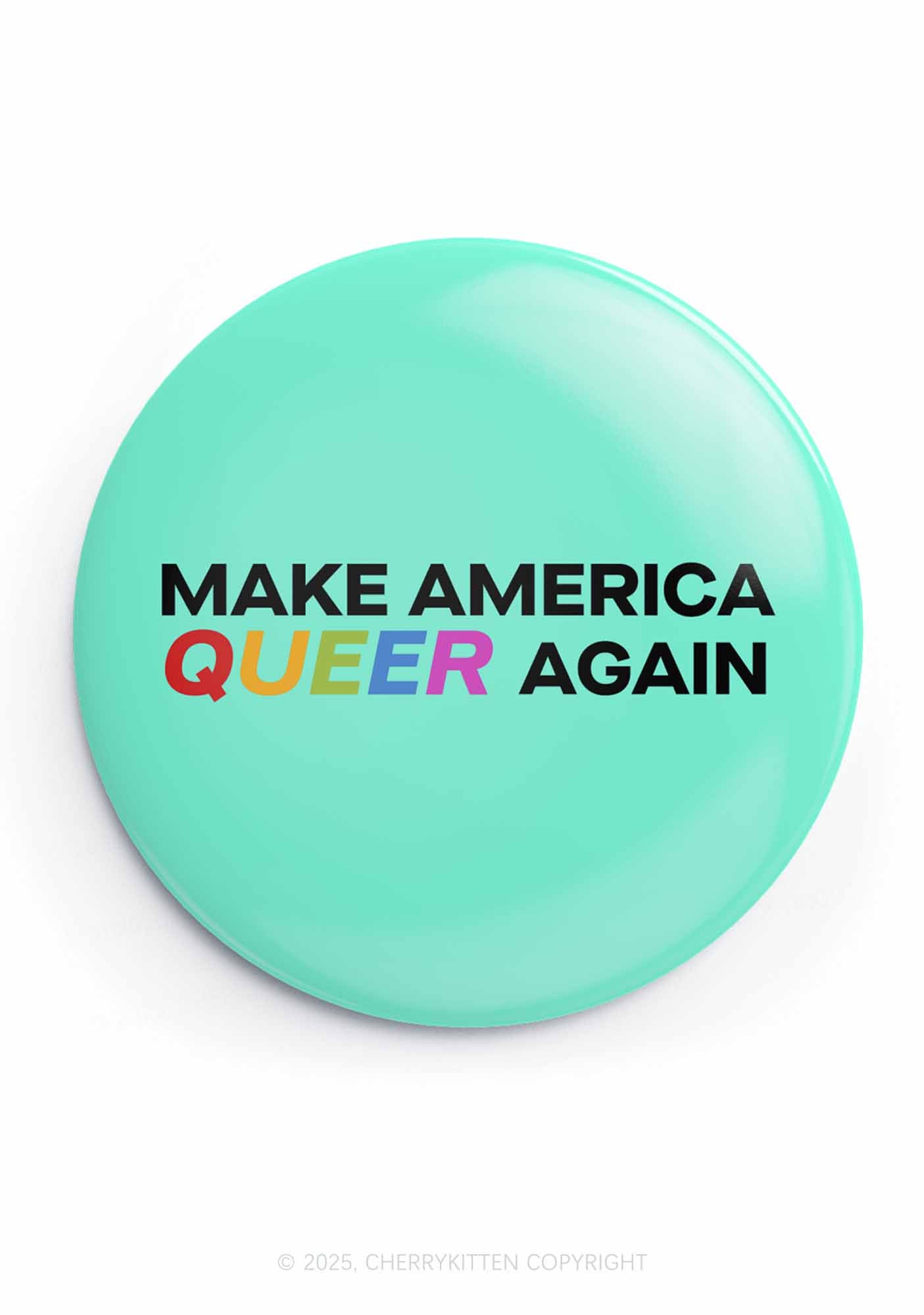Make America Queer Again Pride 1Pc Y2K Pin Badge Cherrykitten